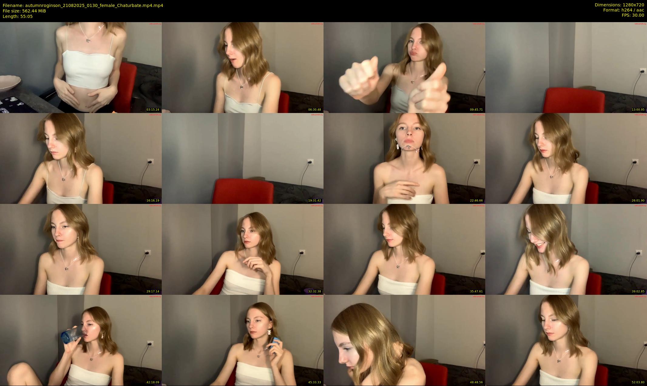 autumnroginson — 56 minute Chaturbate female cam show recording, 720p, Aug 21, 2025