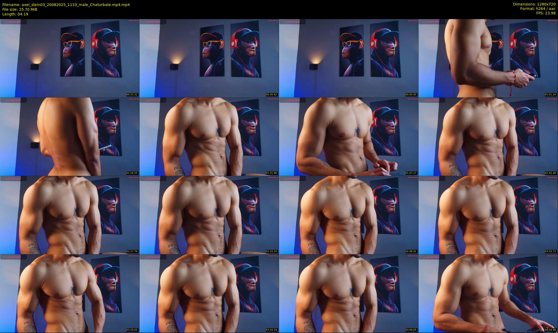 axel_stein03 — 5 minute Chaturbate male cam show recording, 720p, Aug 20, 2025
