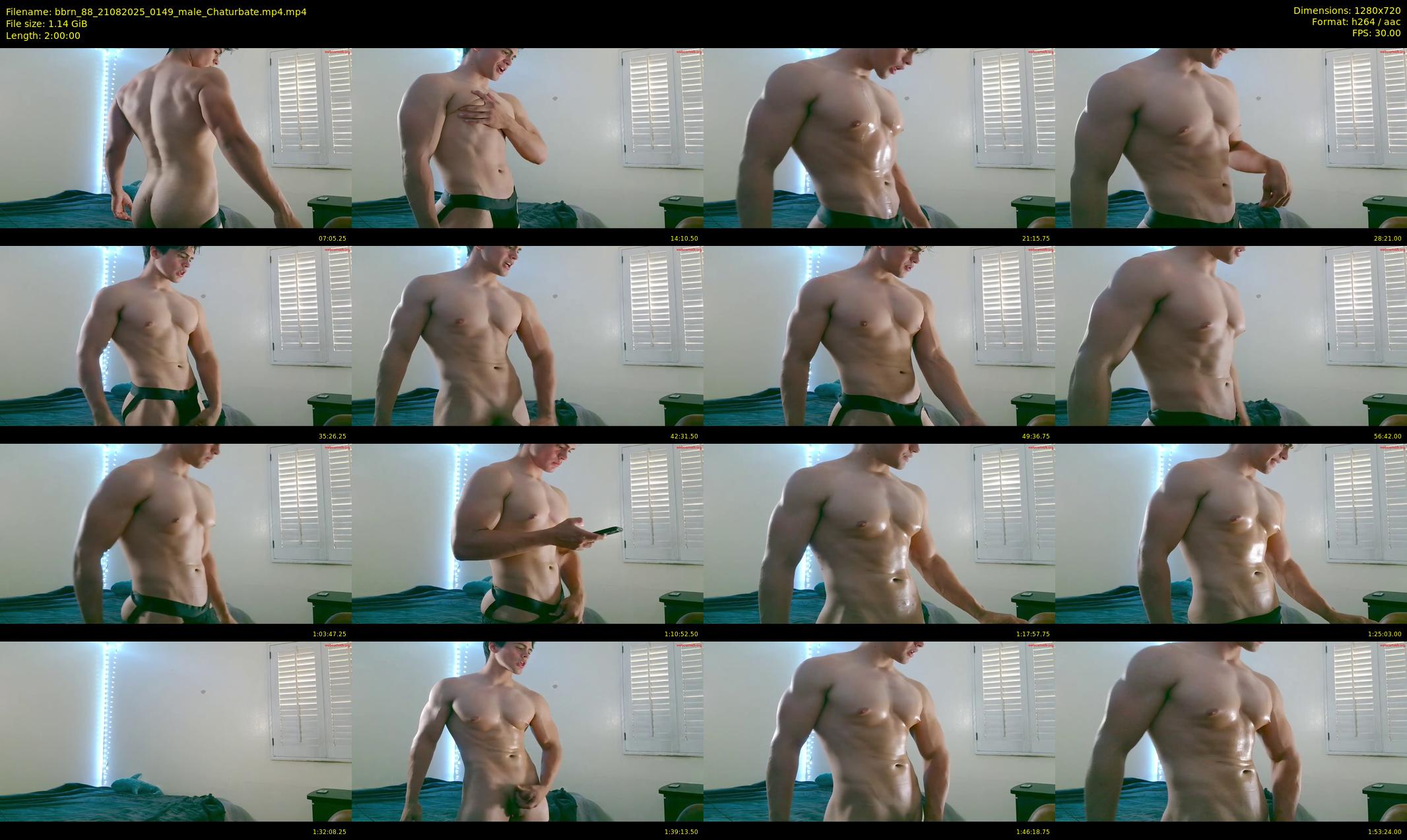 bbrn_88 — 120 minute Chaturbate male cam show recording, 720p, Aug 21, 2025