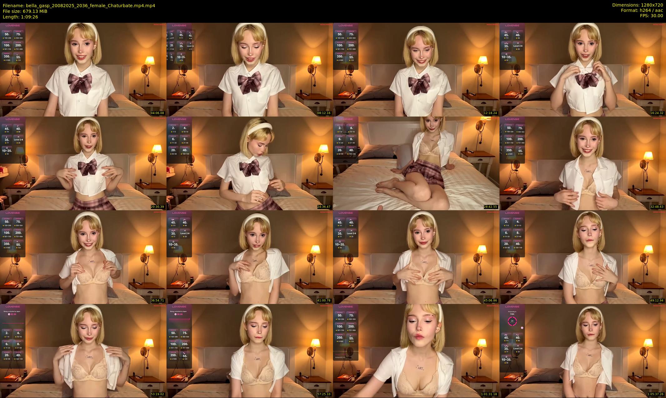 bella_gasp — 70 minute Chaturbate female cam show recording, 720p, Aug 20, 2025
