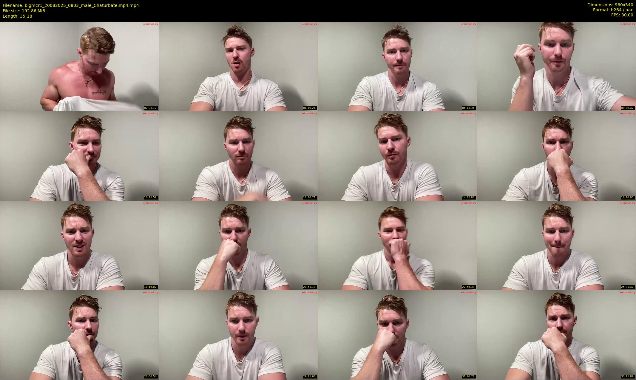 bigmcr1 — 36 minute Chaturbate male cam show recording, 480p, Aug 20, 2025