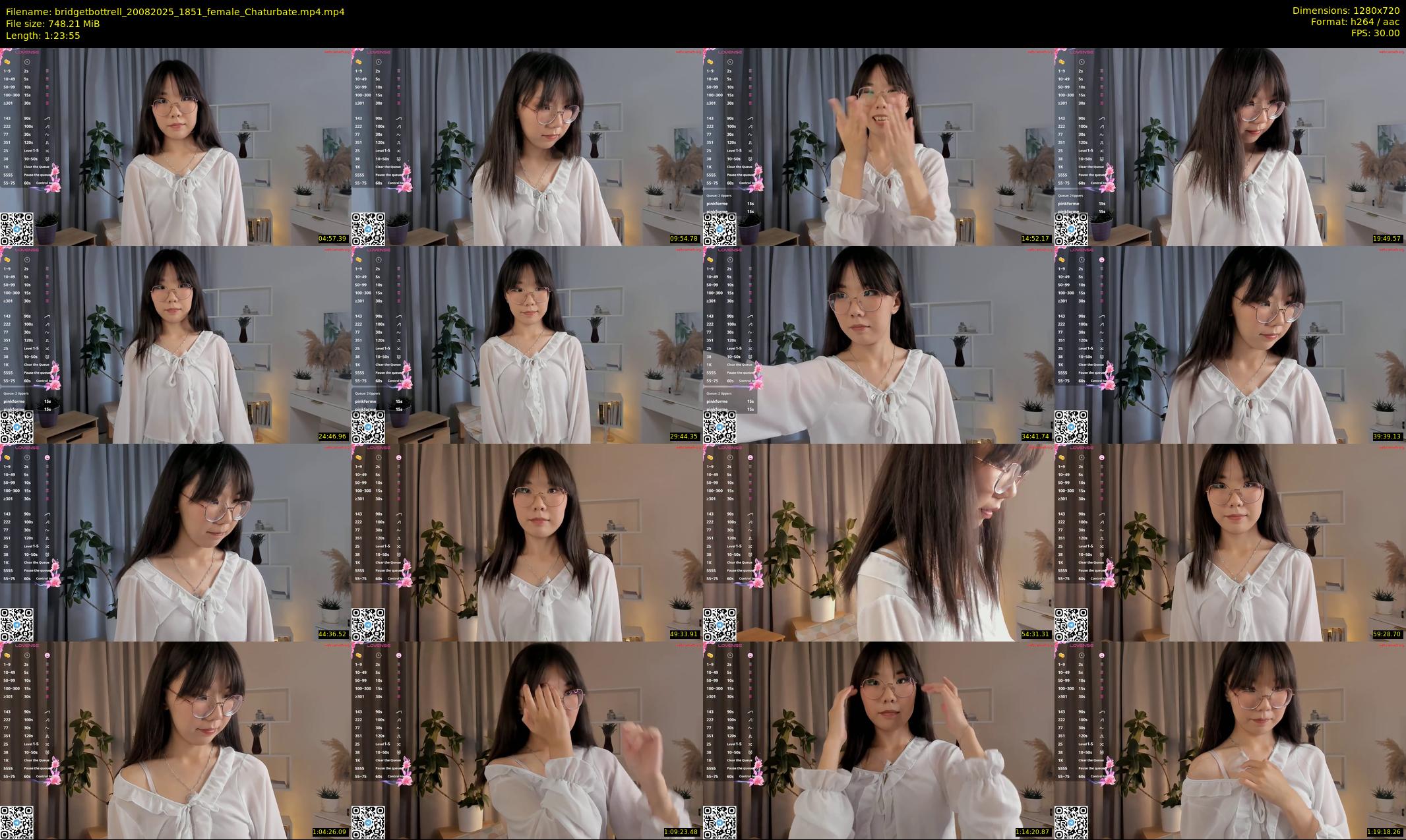bridgetbottrell — 84 minute Chaturbate female cam show recording, 720p, Aug 20, 2025