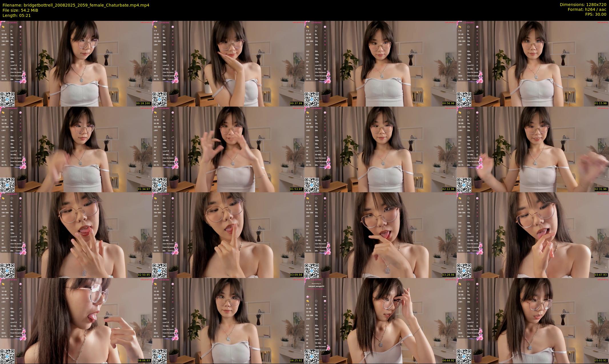 bridgetbottrell — 6 minute Chaturbate female cam show recording, 720p, Aug 20, 2025