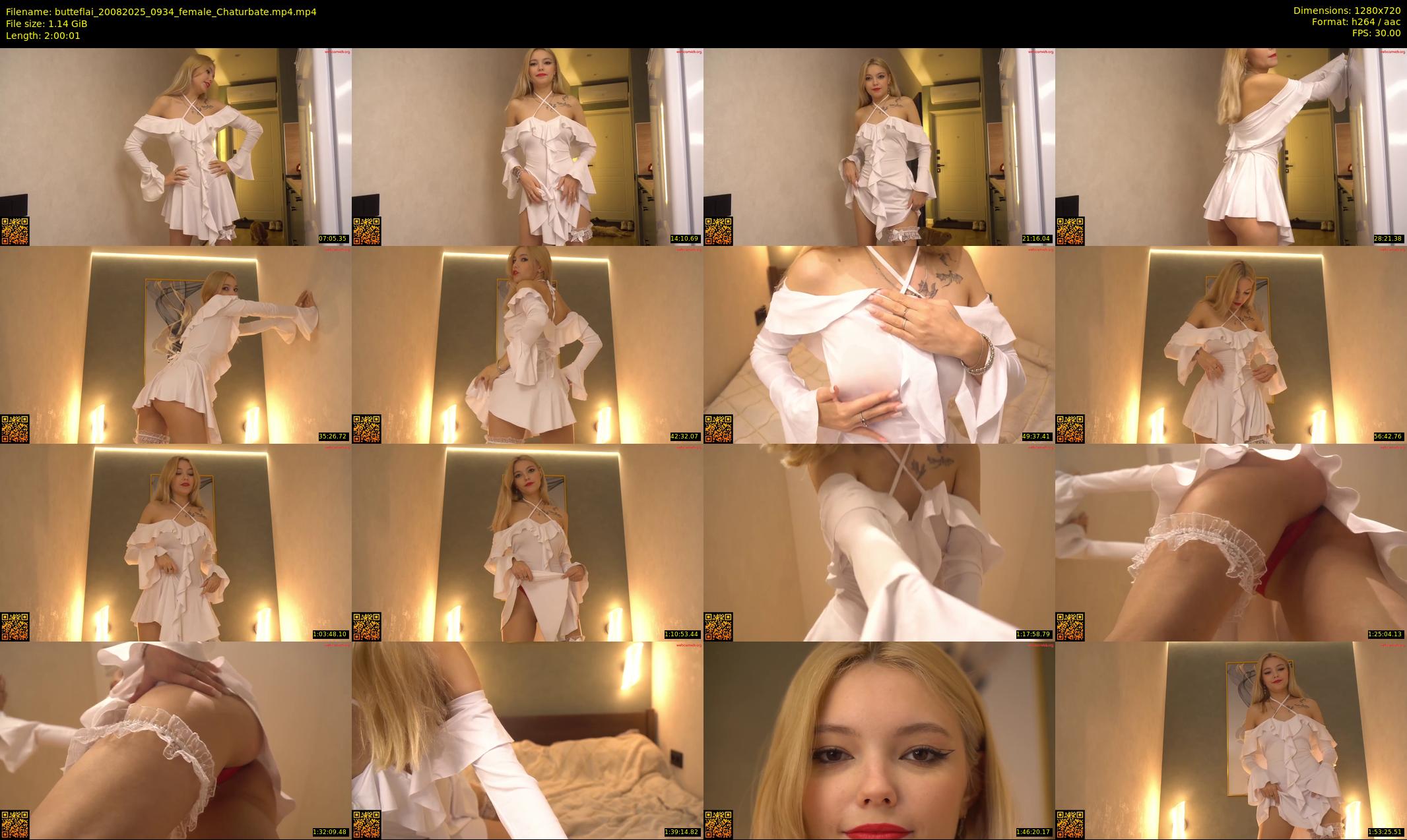 butteflai — 121 minute Chaturbate female cam show recording, 720p, Aug 20, 2025