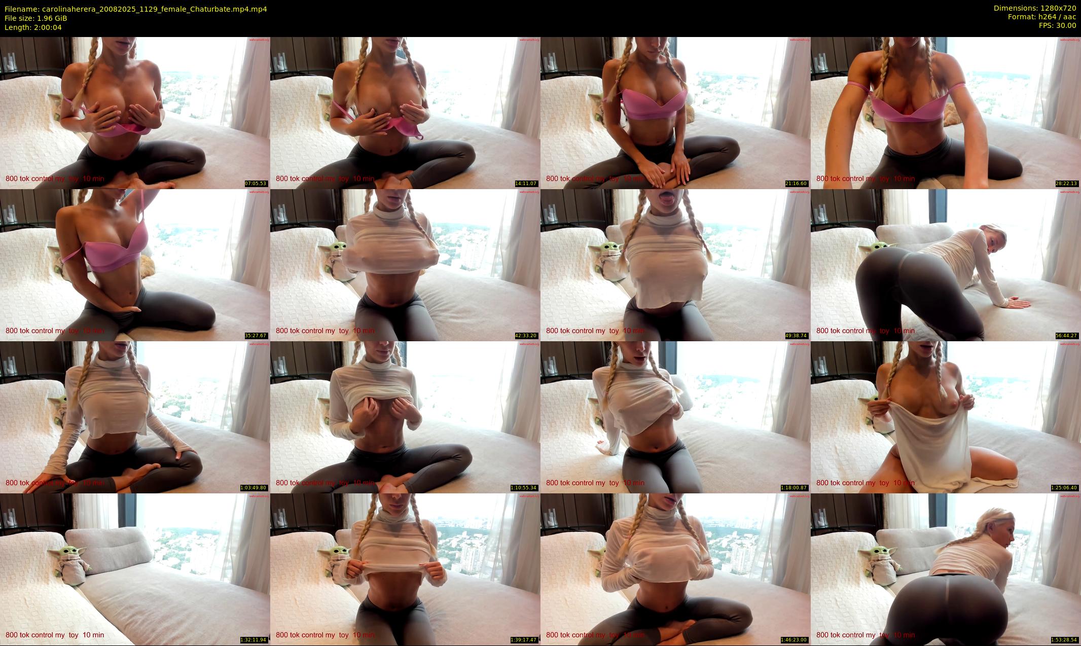 carolinaherera — 121 minute Chaturbate female cam show recording, 720p, Aug 20, 2025