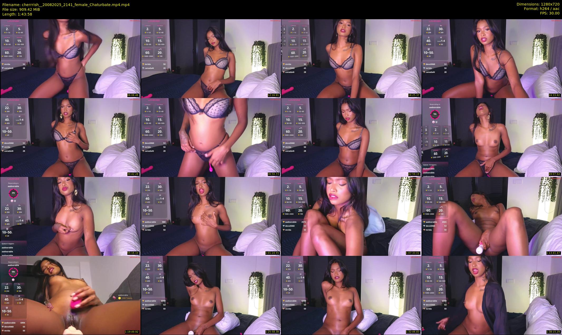 cherrrish_ — 104 minute Chaturbate female cam show recording, 720p, Aug 20, 2025