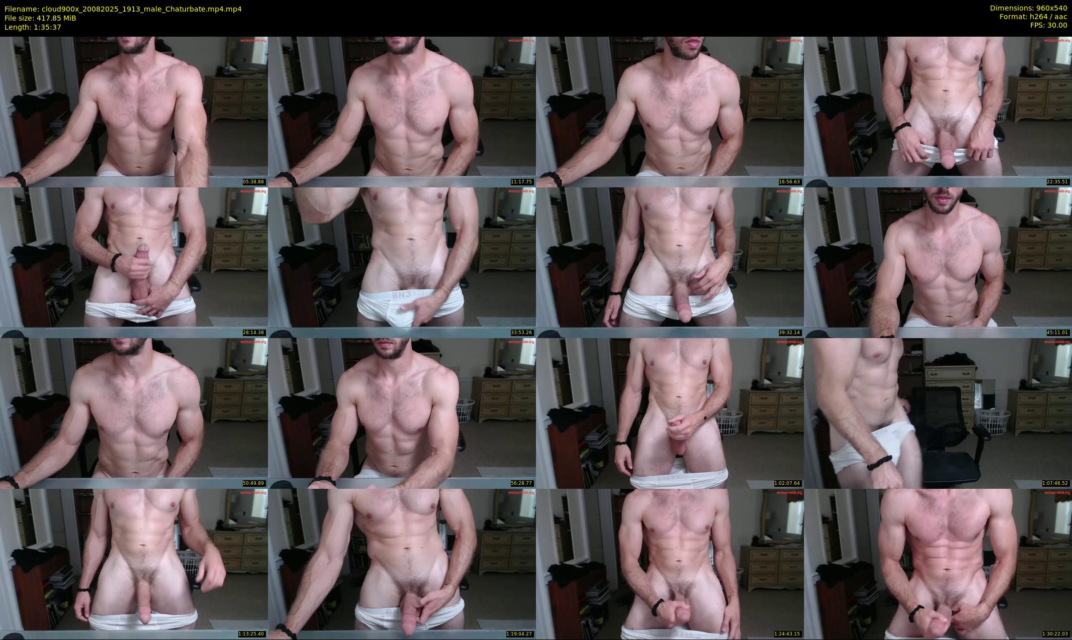 cloud900x — 96 minute Chaturbate male cam show recording, 480p, Aug 20, 2025