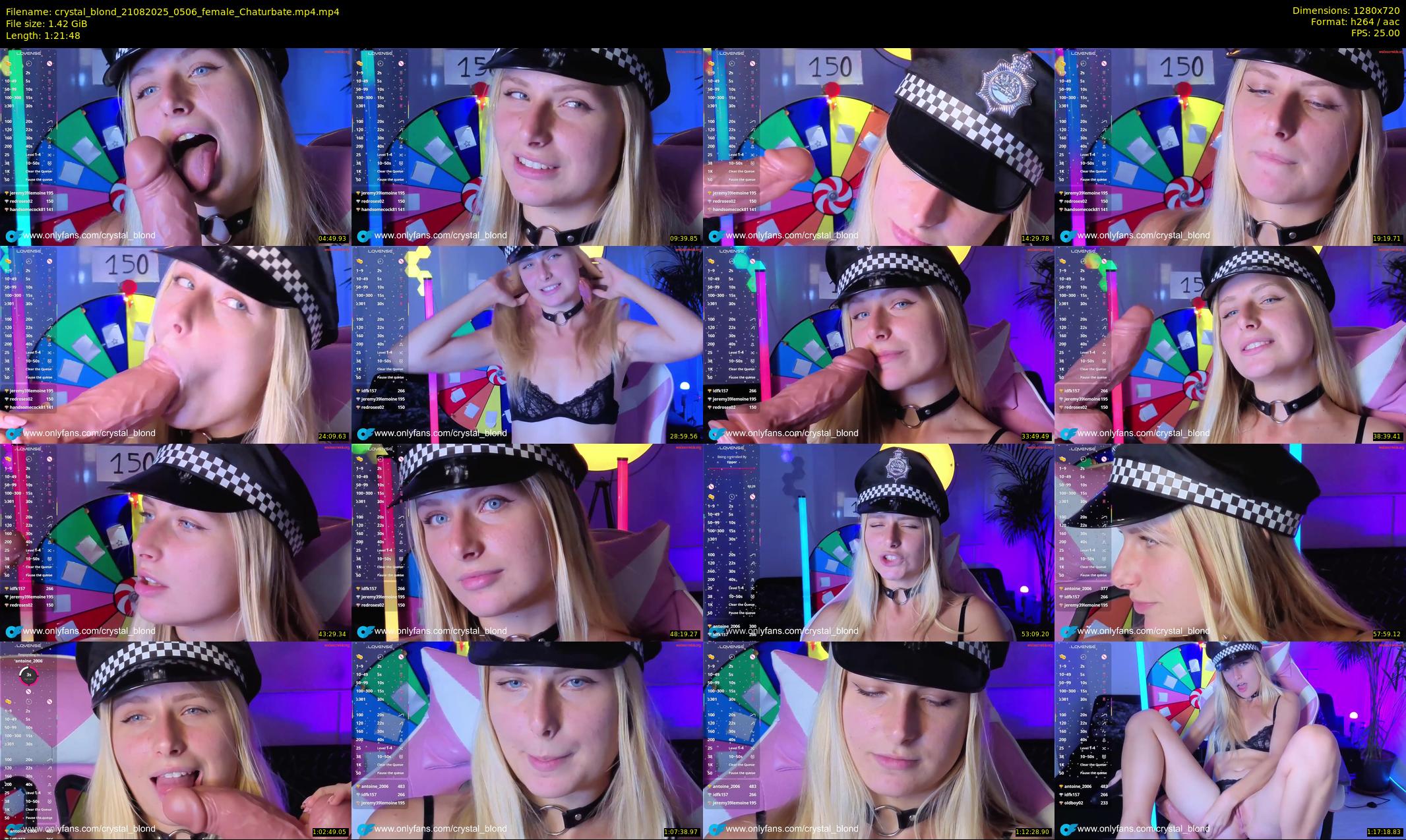 crystal_blond — 82 minute Chaturbate female cam show recording, 720p, Aug 21, 2025