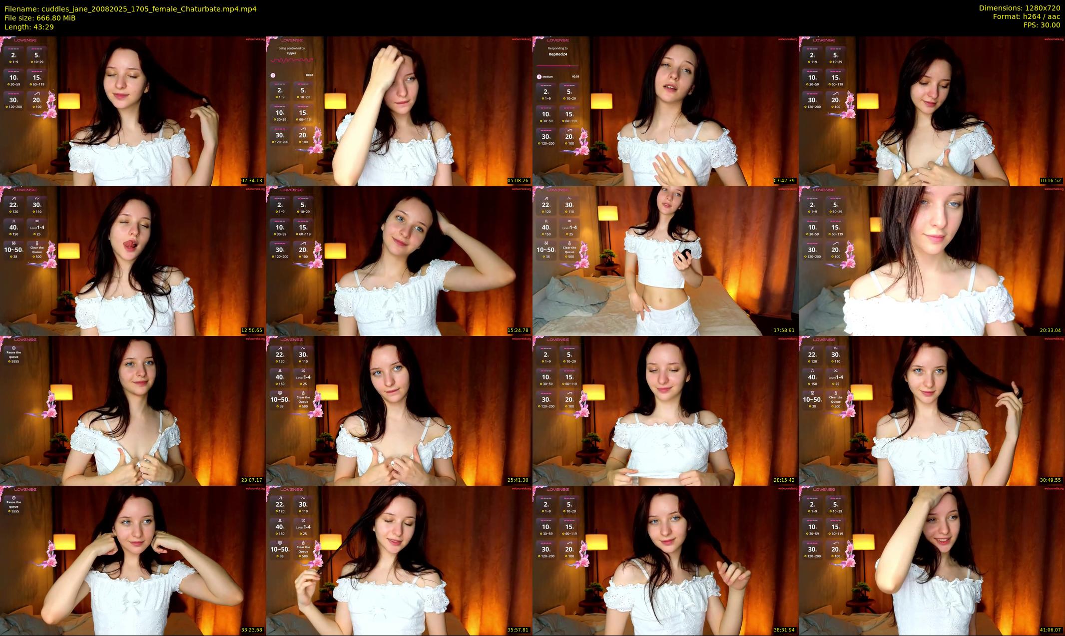 cuddles_jane — 44 minute Chaturbate female cam show recording, 720p, Aug 20, 2025