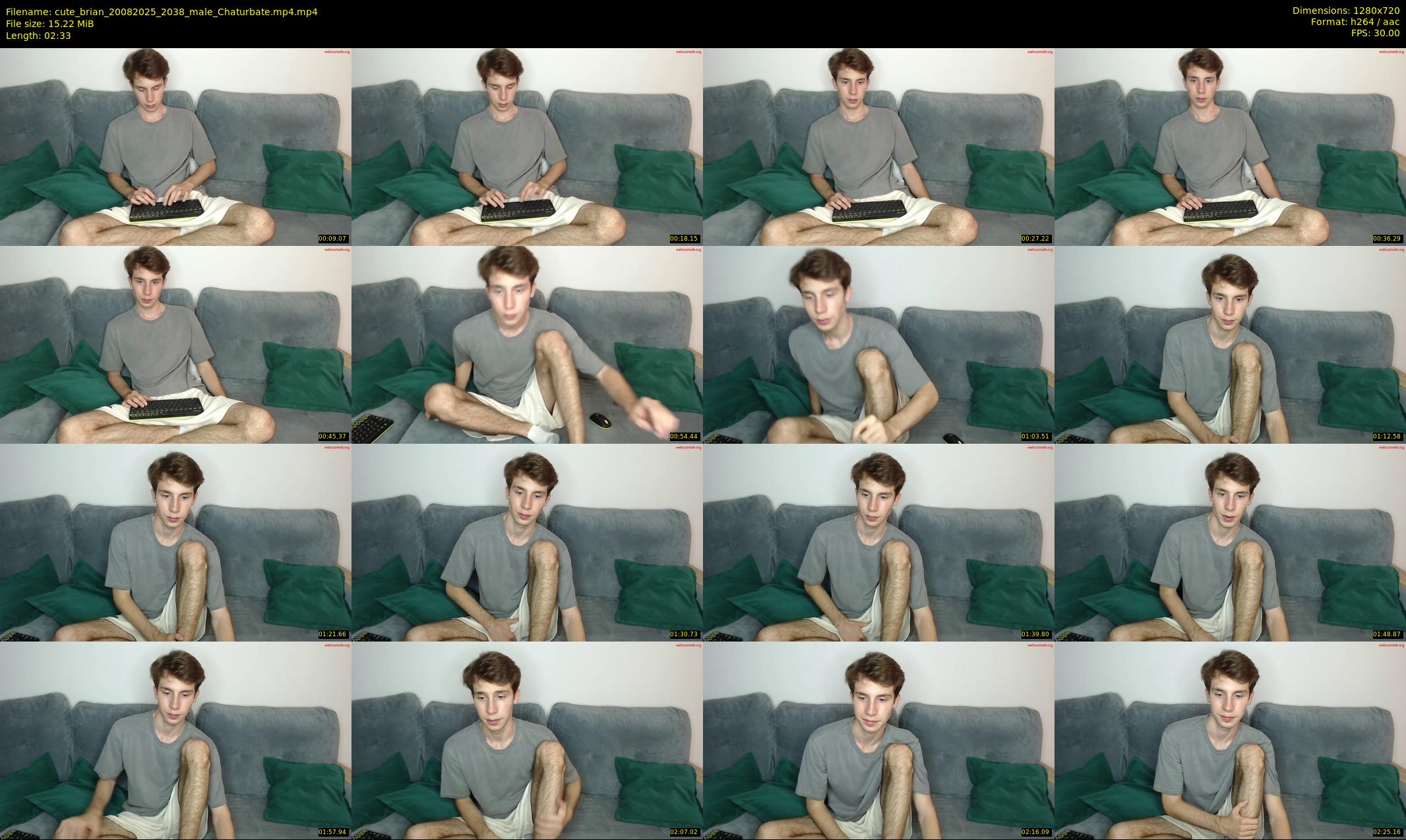 cute_brian — 3 minute Chaturbate male cam show recording, 720p, Aug 20, 2025