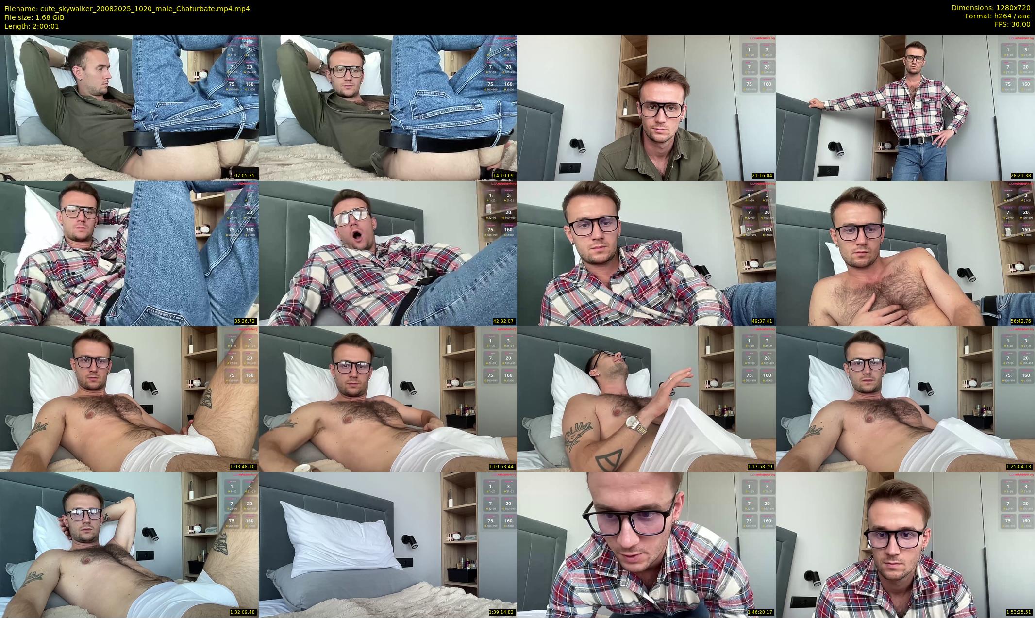 cute_skywalker — 121 minute Chaturbate male cam show recording, 720p, Aug 20, 2025