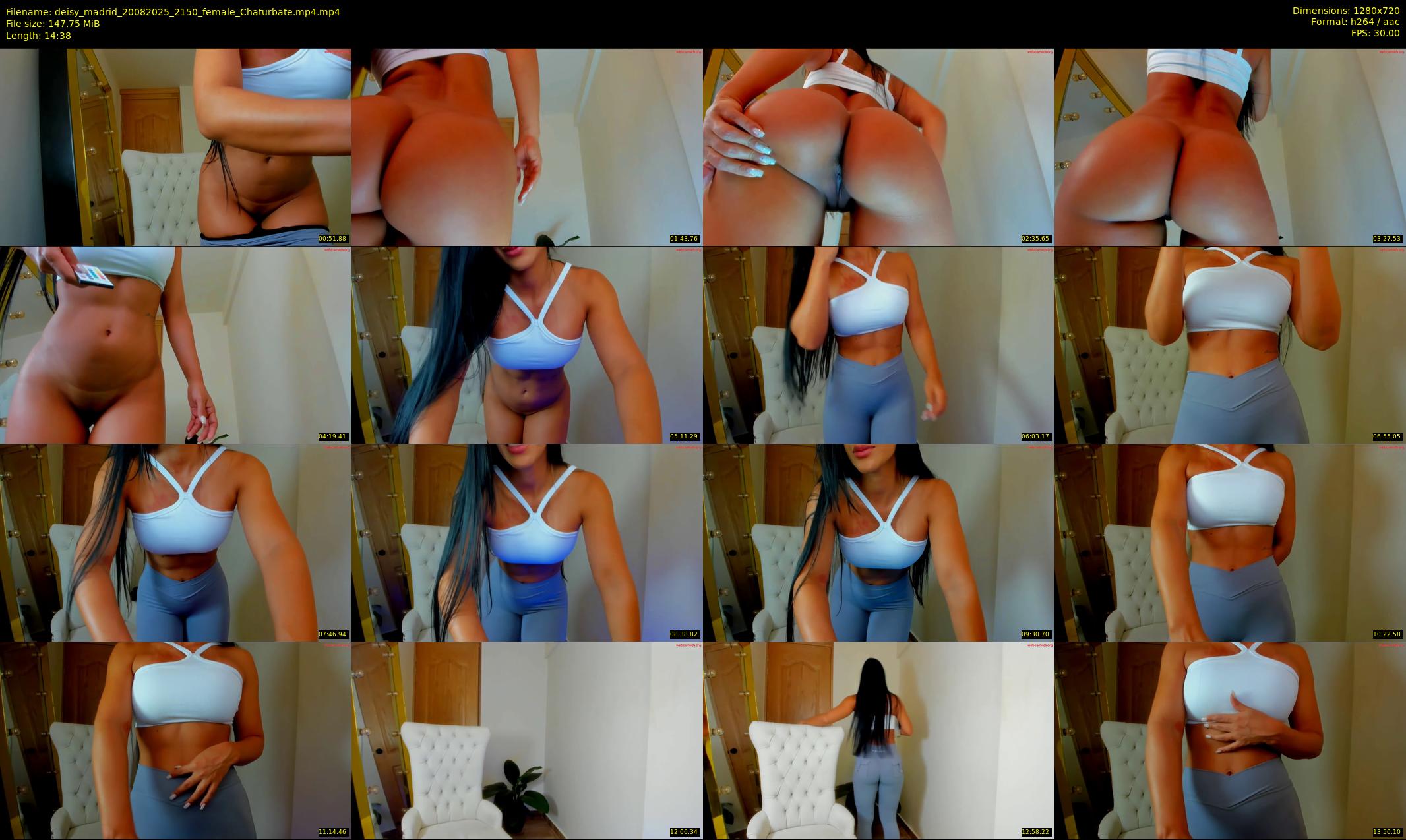 deisy_madrid — 15 minute Chaturbate female cam show recording, 720p, Aug 20, 2025