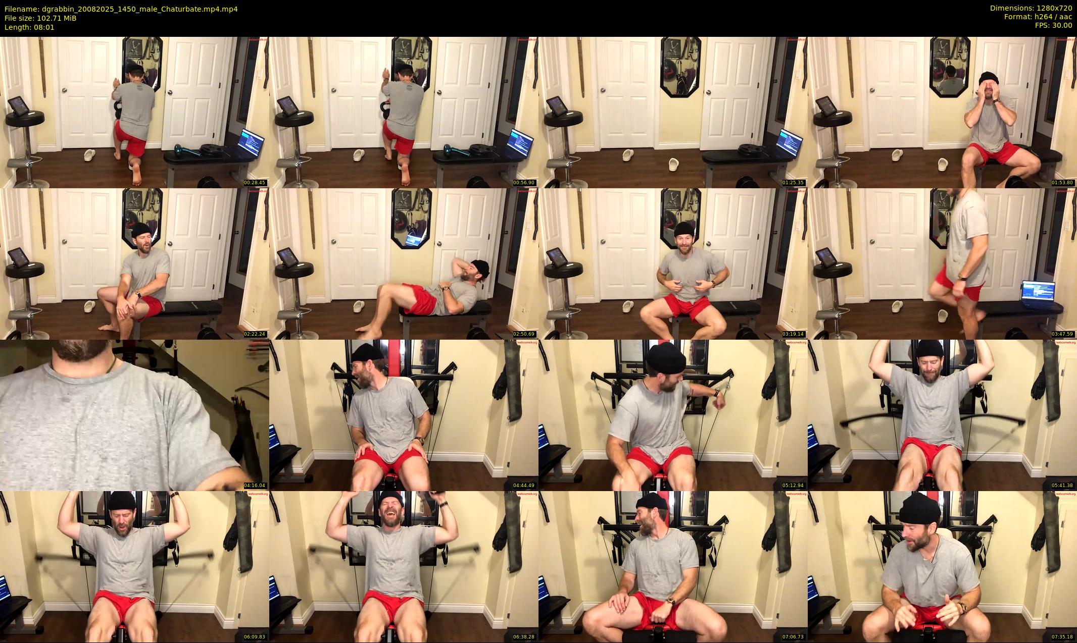dgrabbin — 9 minute Chaturbate male cam show recording, 720p, Aug 20, 2025