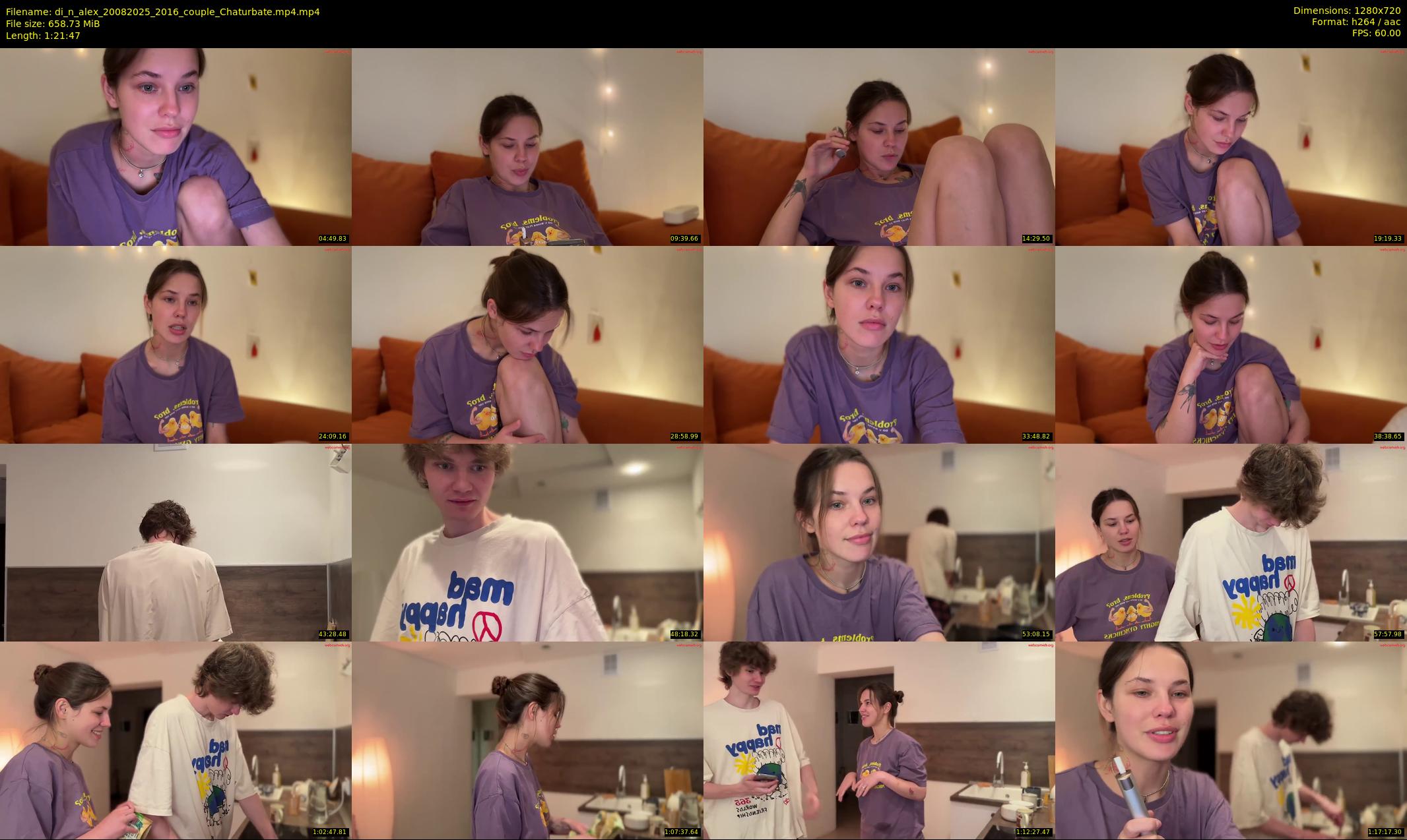 di_n_alex — 82 minute Chaturbate couple cam show recording, 720p, Aug 20, 2025