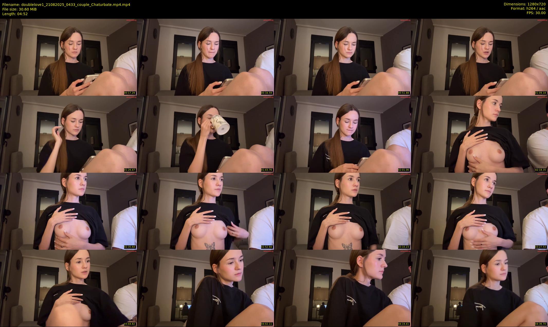 doublelove1 — 5 minute Chaturbate couple cam show recording, 720p, Aug 21, 2025