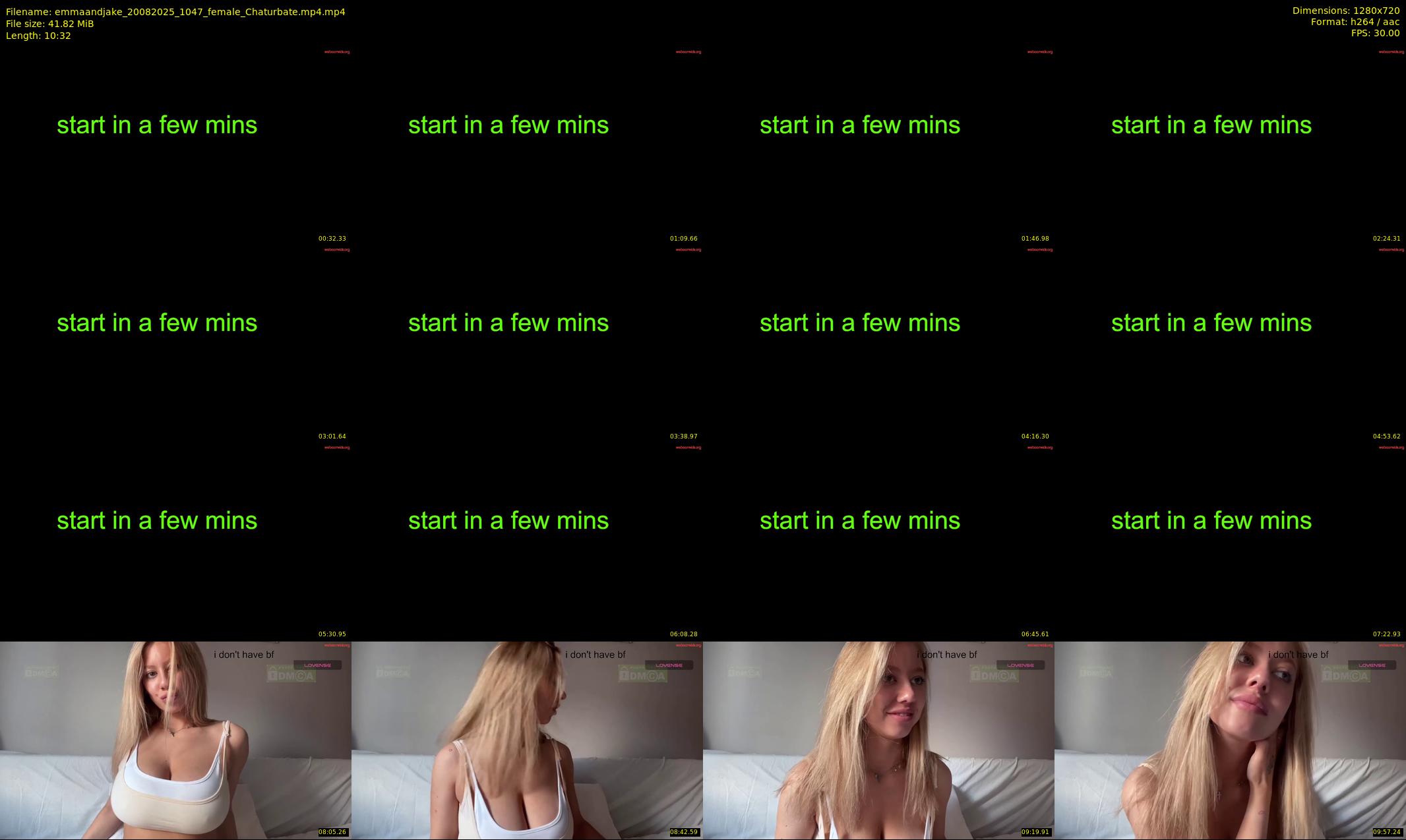 emmaandjake — 11 minute Chaturbate couple cam show recording, 720p, Aug 20, 2025