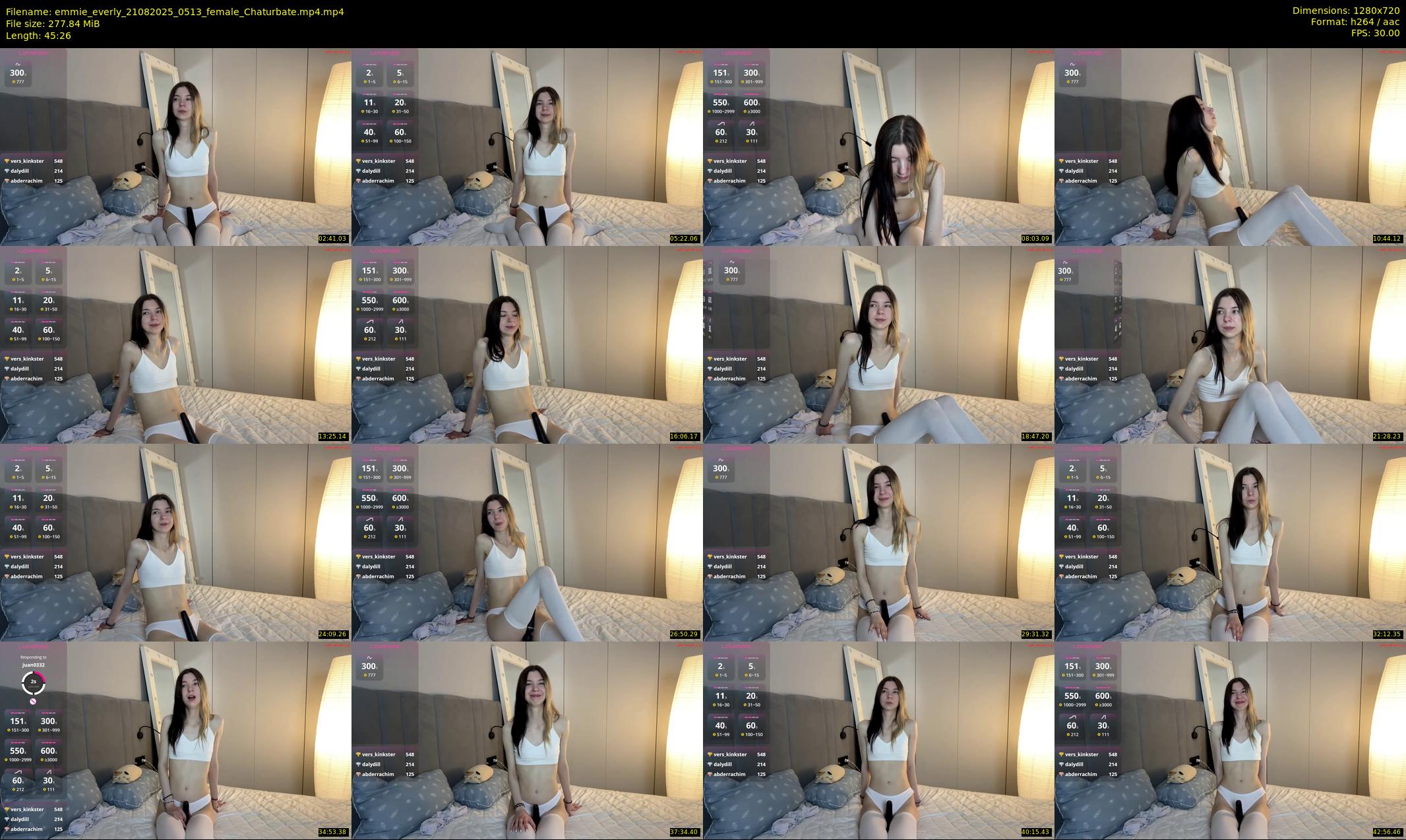 emmie_everly — 46 minute Chaturbate female cam show recording, 720p, Aug 21, 2025