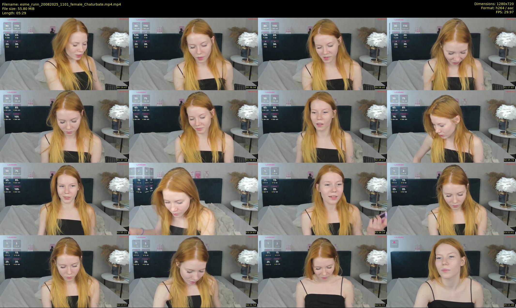 esme_runn — 6 minute Chaturbate female cam show recording, 720p, Aug 20, 2025