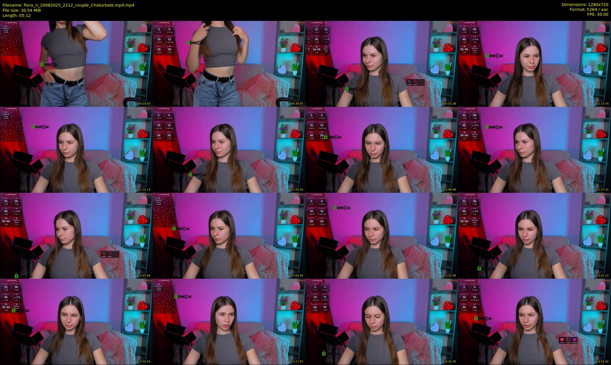 flora_ri — 6 minute Chaturbate female cam show recording, 720p, Aug 20, 2025