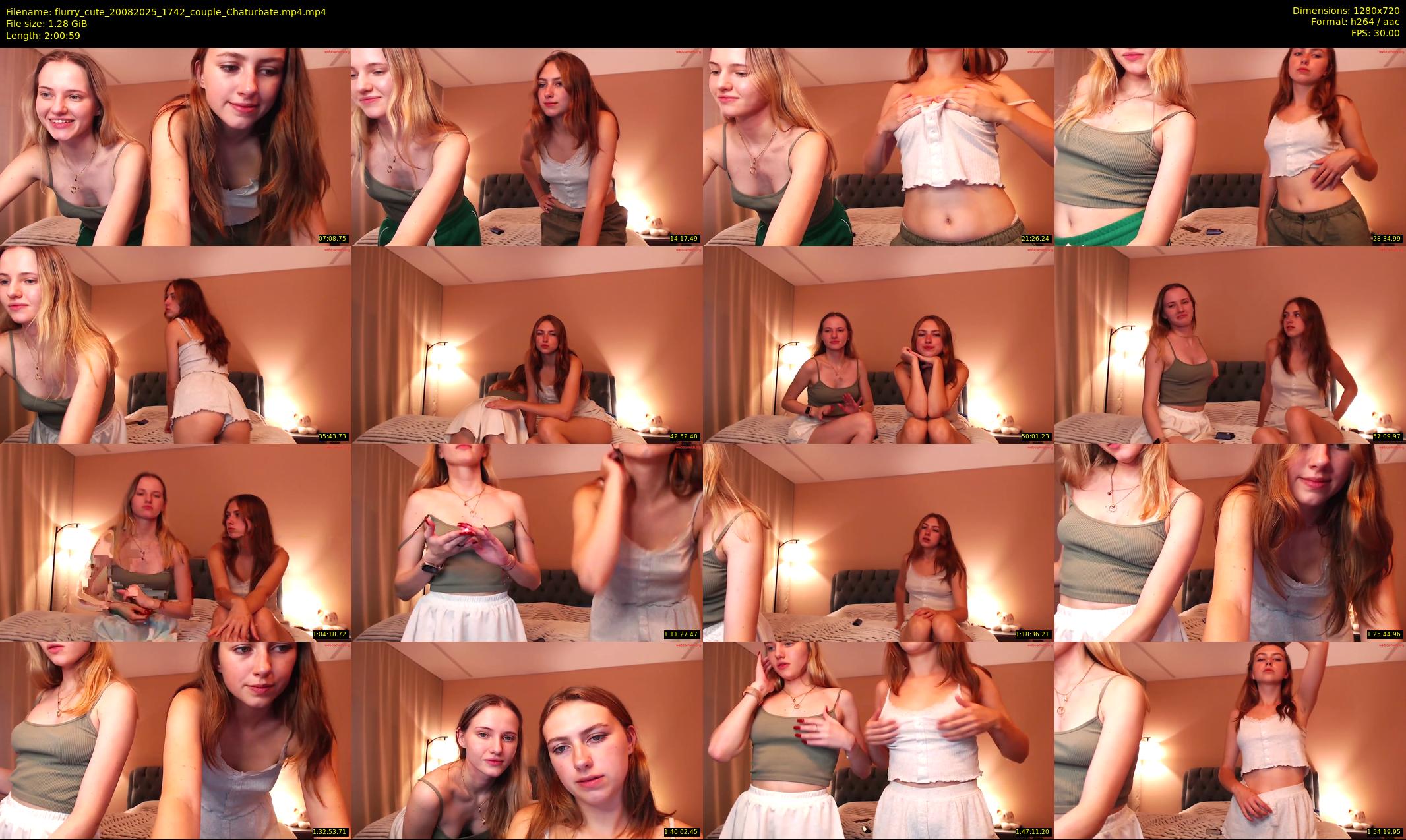 flurry_cute — 121 minute Chaturbate couple cam show recording, 720p, Aug 20, 2025
