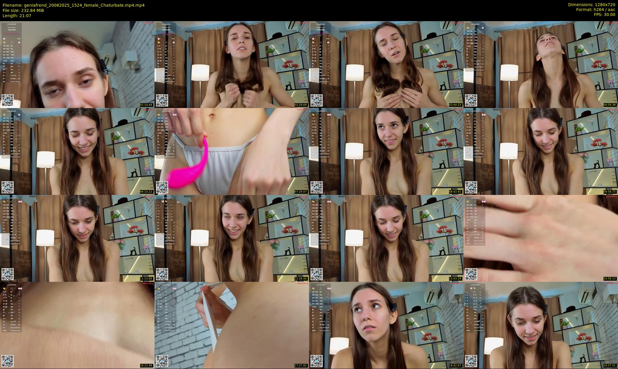 geniafrend — 22 minute Chaturbate female cam show recording, 720p, Aug 20, 2025