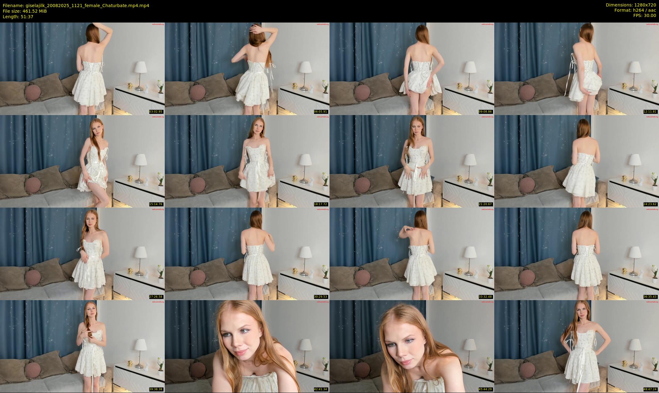 giselajilk — 52 minute Chaturbate female cam show recording, 720p, Aug 20, 2025