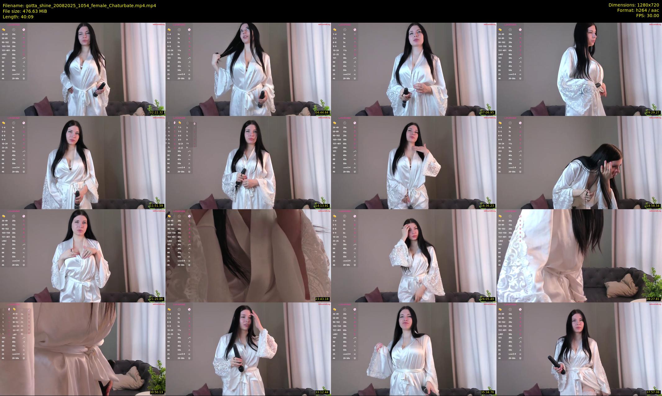 gotta_shine — 41 minute Chaturbate female cam show recording, 720p, Aug 20, 2025