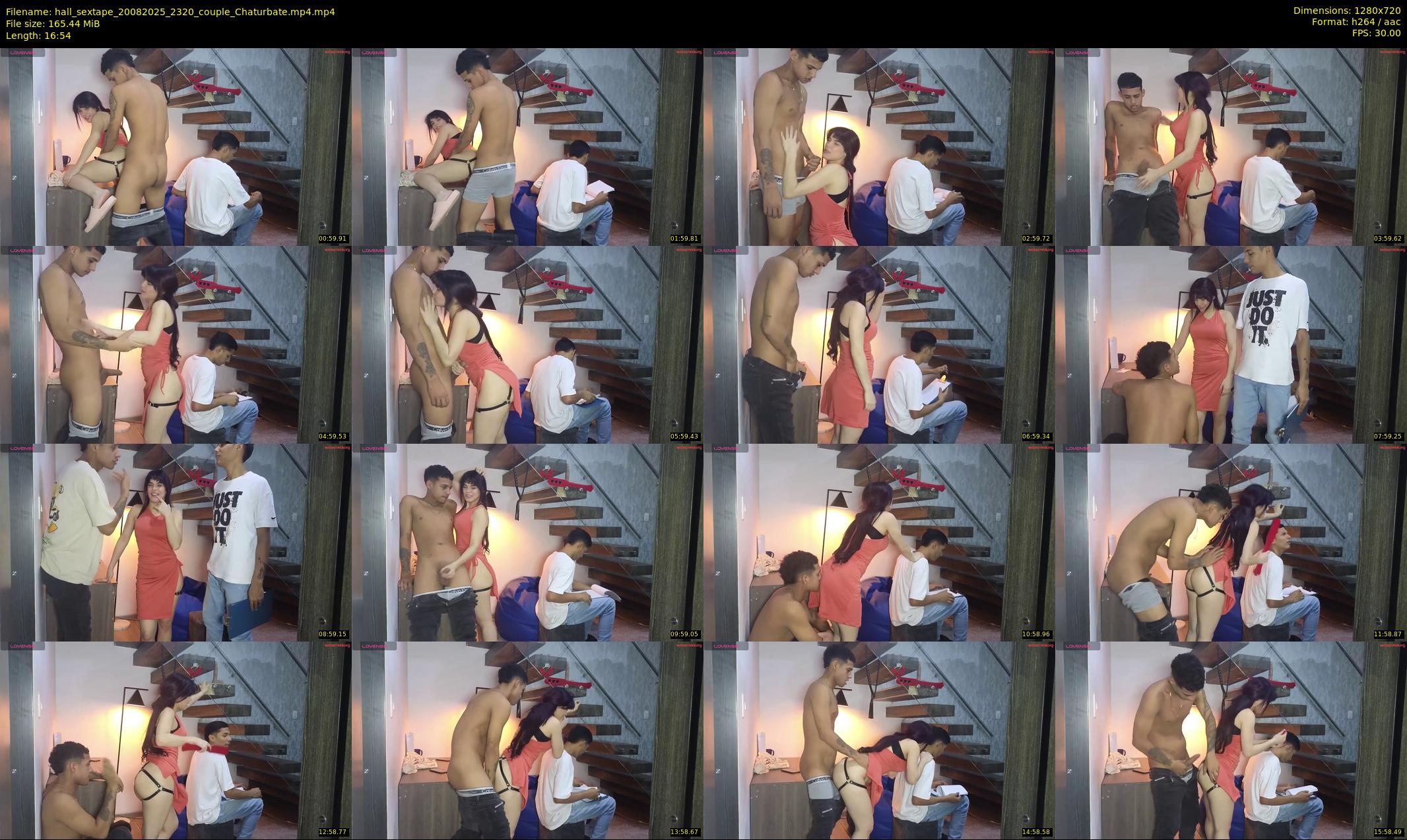 hall_sextape — 17 minute Chaturbate couple cam show recording, 720p, Aug 20, 2025