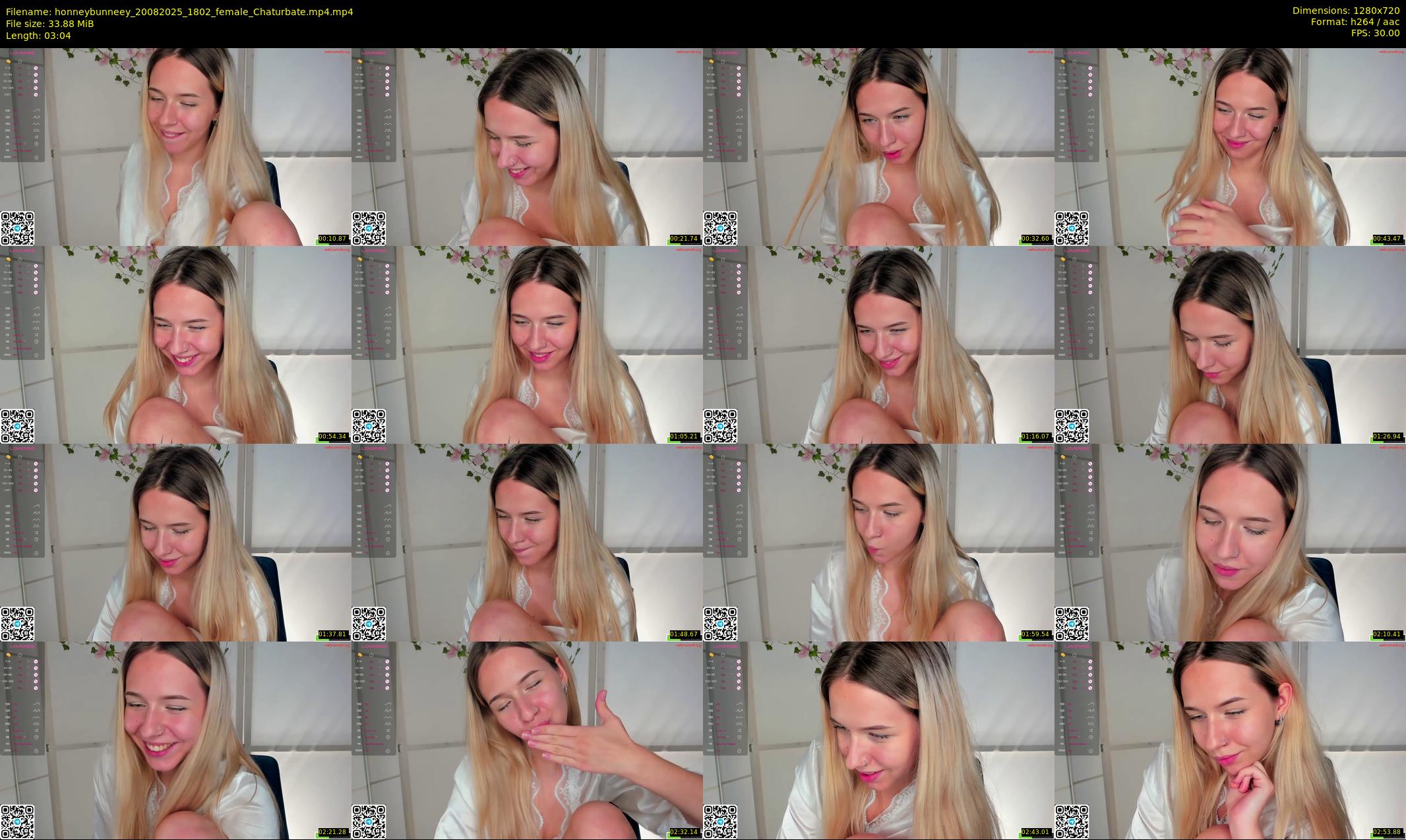 honneybunneey — 4 minute Chaturbate female cam show recording, 720p, Aug 20, 2025