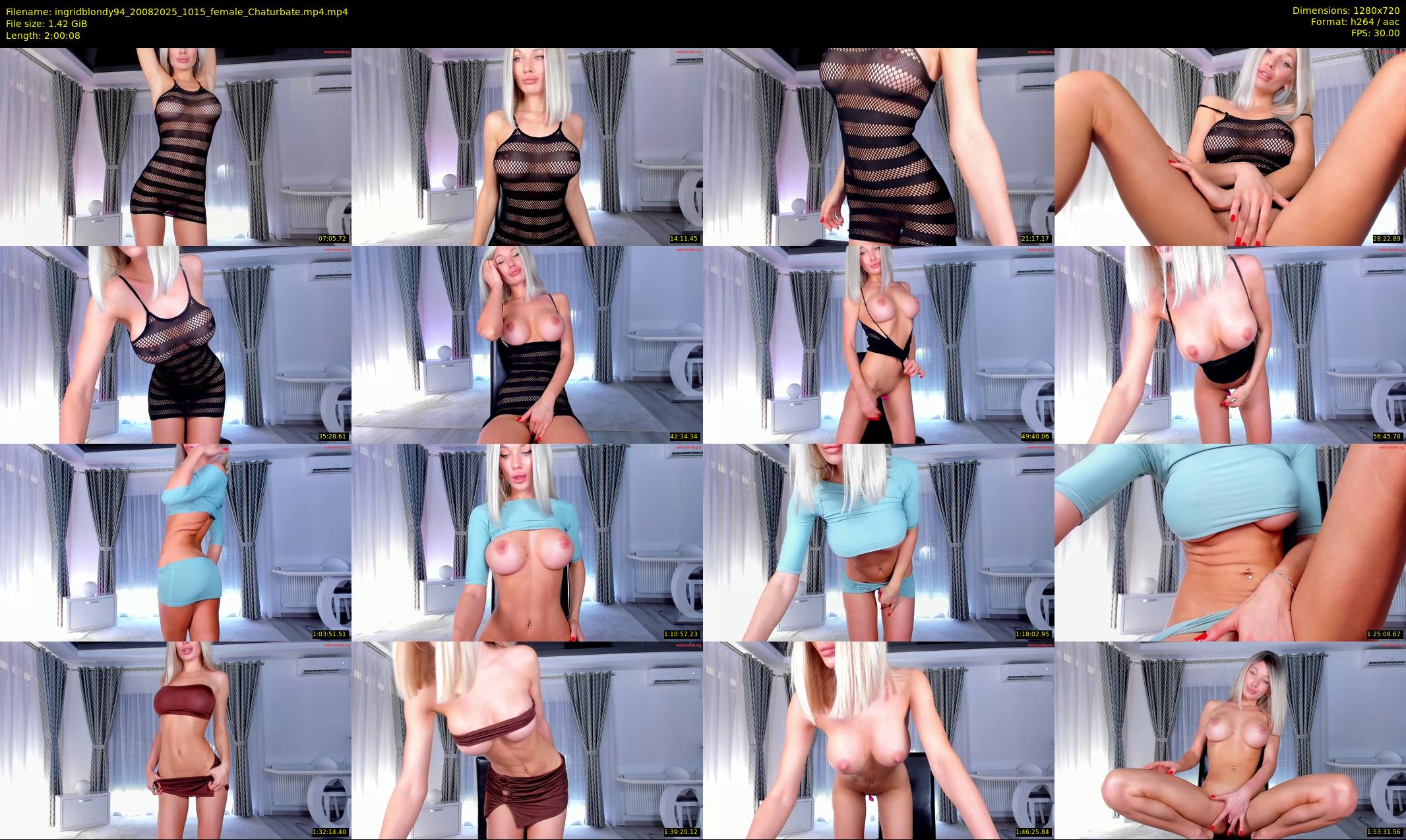 ingridblondy94 — 121 minute Chaturbate female cam show recording, 720p, Aug 20, 2025