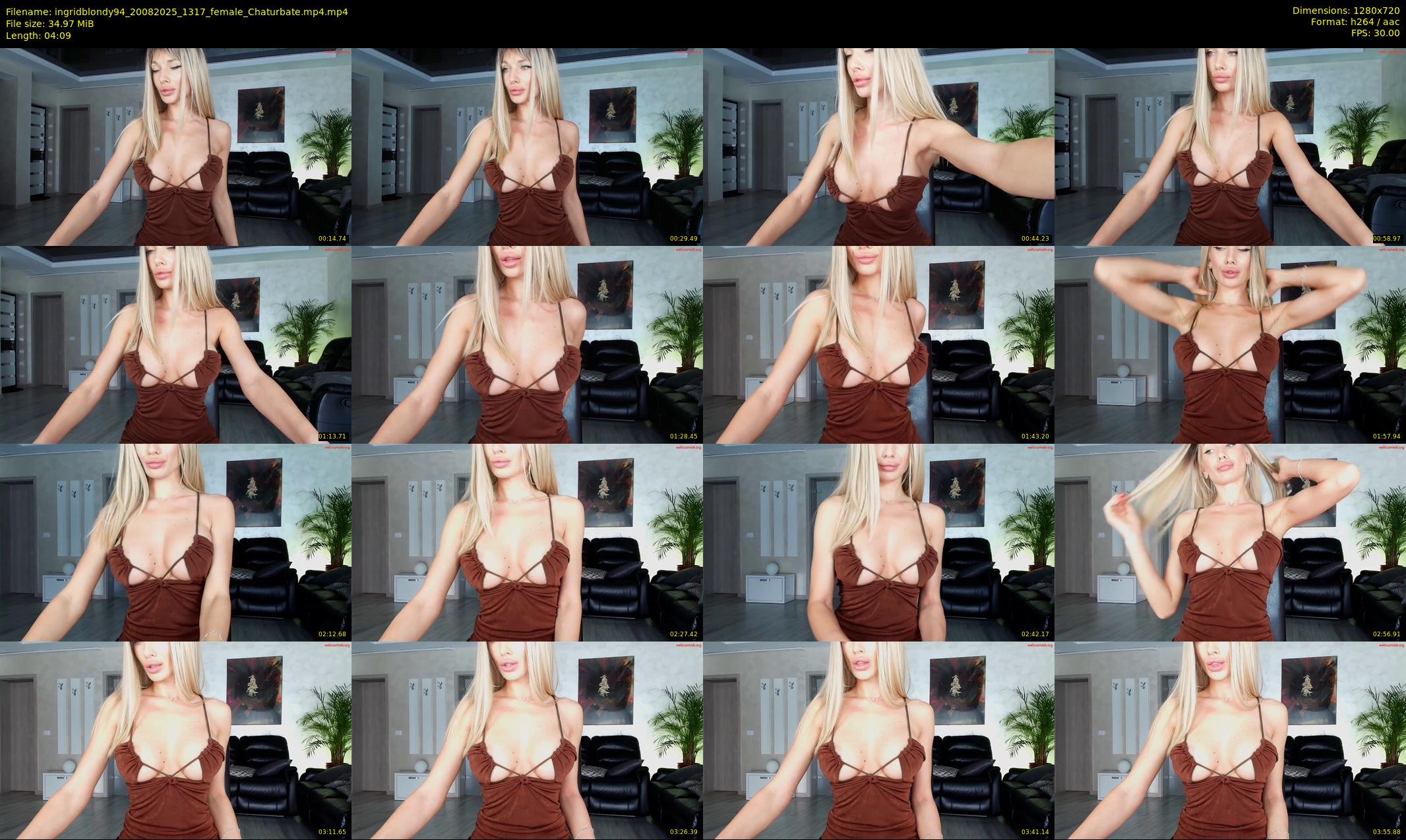 ingridblondy94 — 5 minute Chaturbate female cam show recording, 720p, Aug 20, 2025