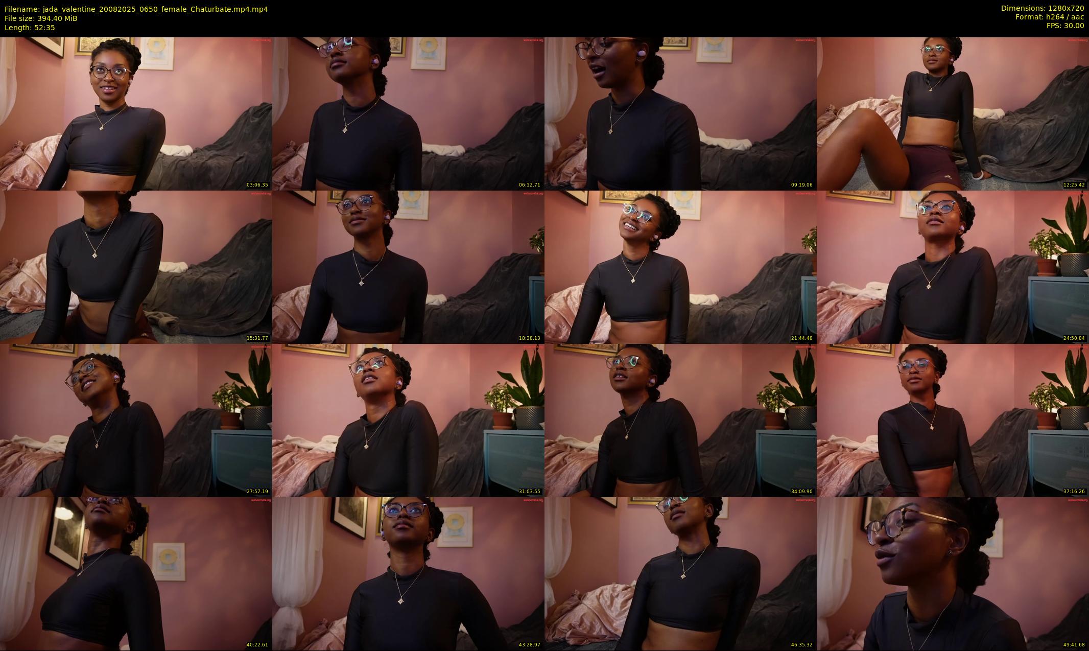 jada_valentine — 53 minute Chaturbate female cam show recording, 720p, Aug 20, 2025