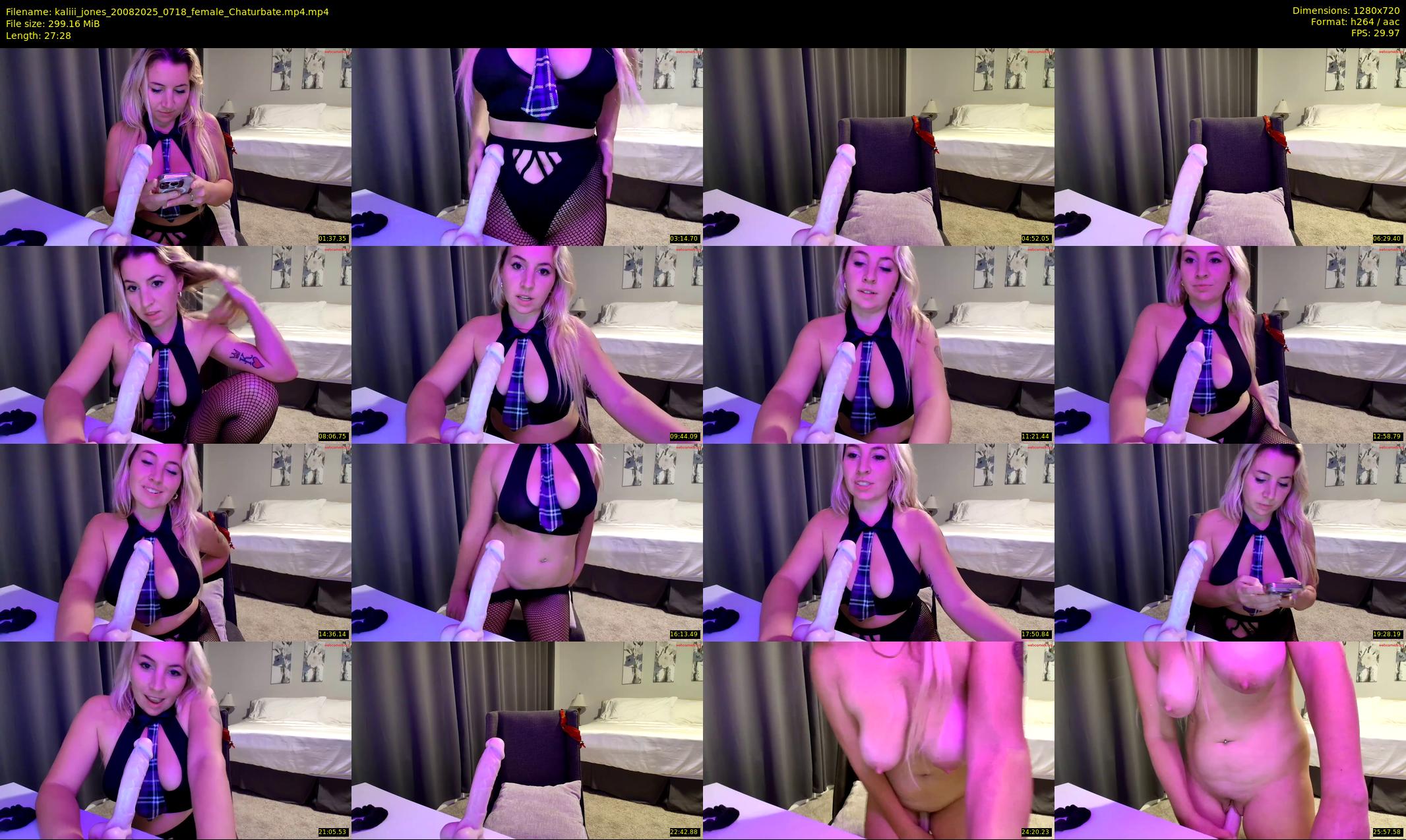 kaliii_jones — 28 minute Chaturbate female cam show recording, 720p, Aug 20, 2025