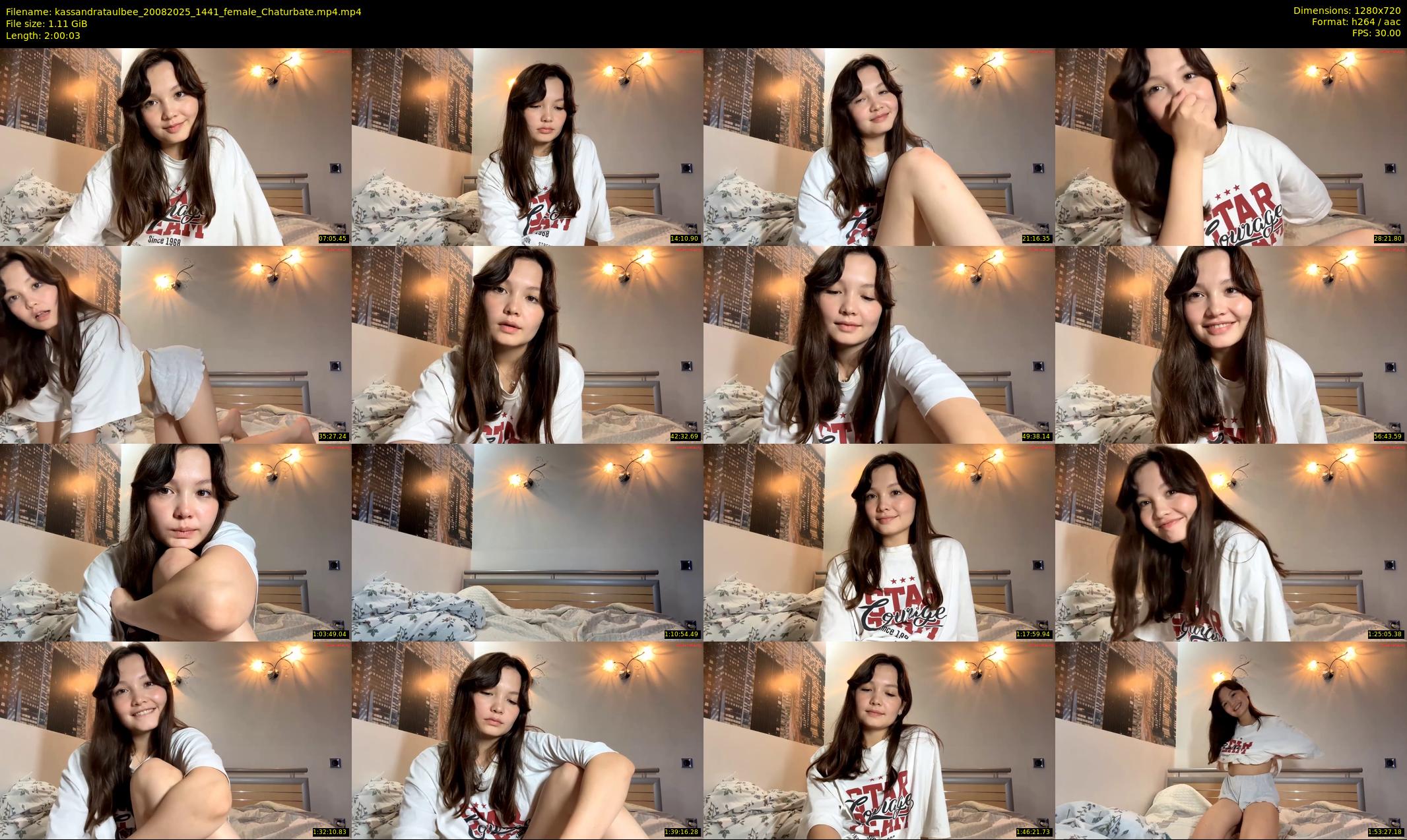 kassandrataulbee — 121 minute Chaturbate female cam show recording, 720p, Aug 20, 2025
