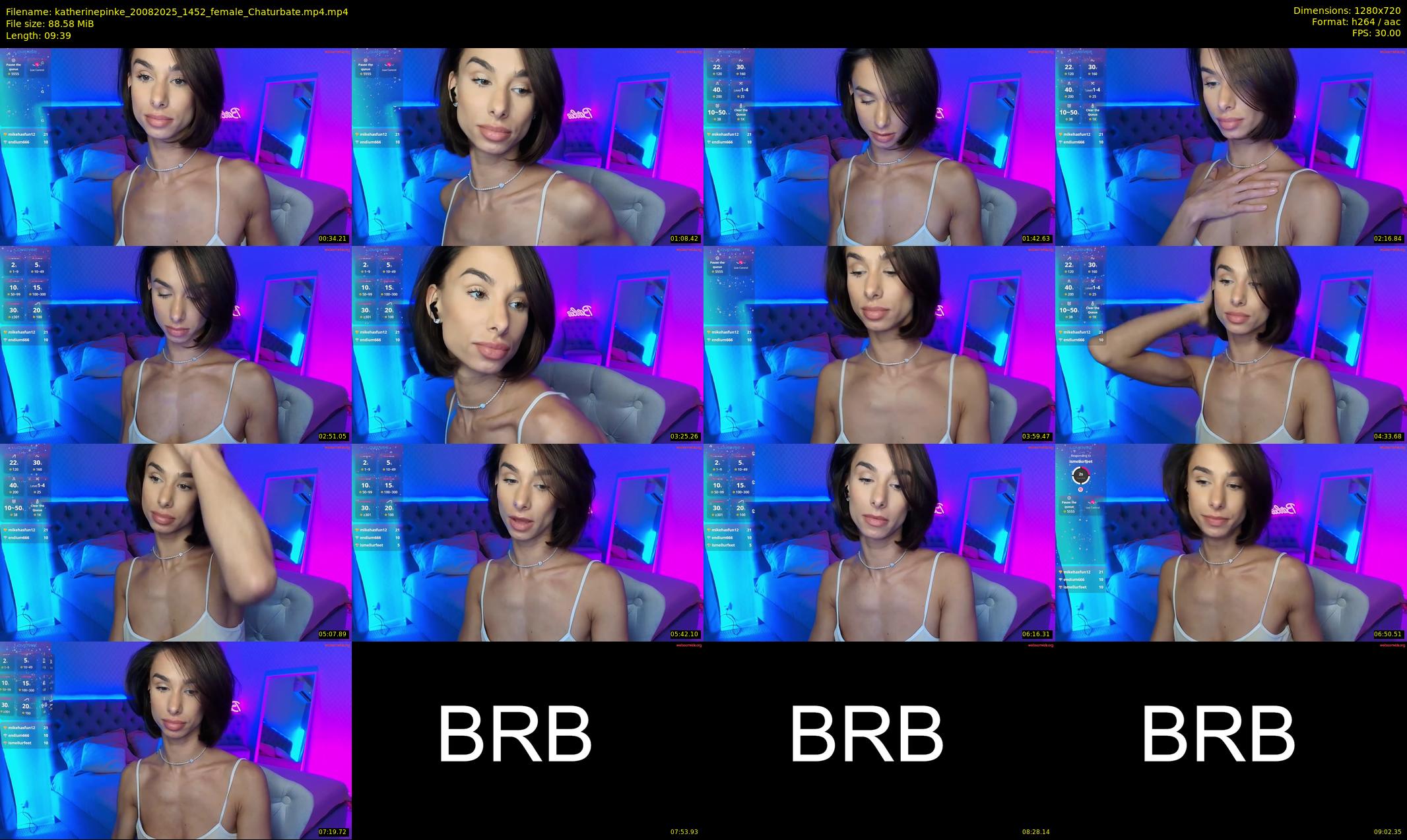 katherinepinke — 10 minute Chaturbate female cam show recording, 720p, Aug 20, 2025
