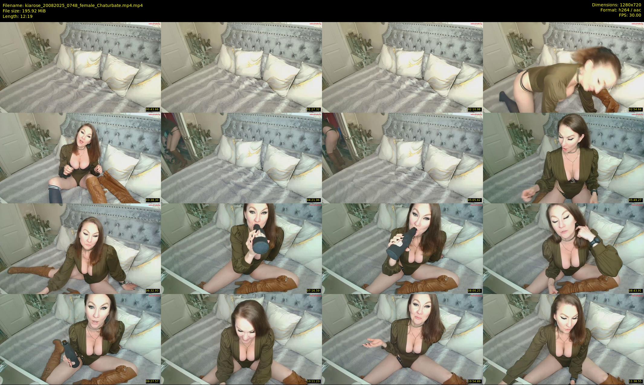 kiarose — 13 minute Chaturbate female cam show recording, 720p, Aug 20, 2025
