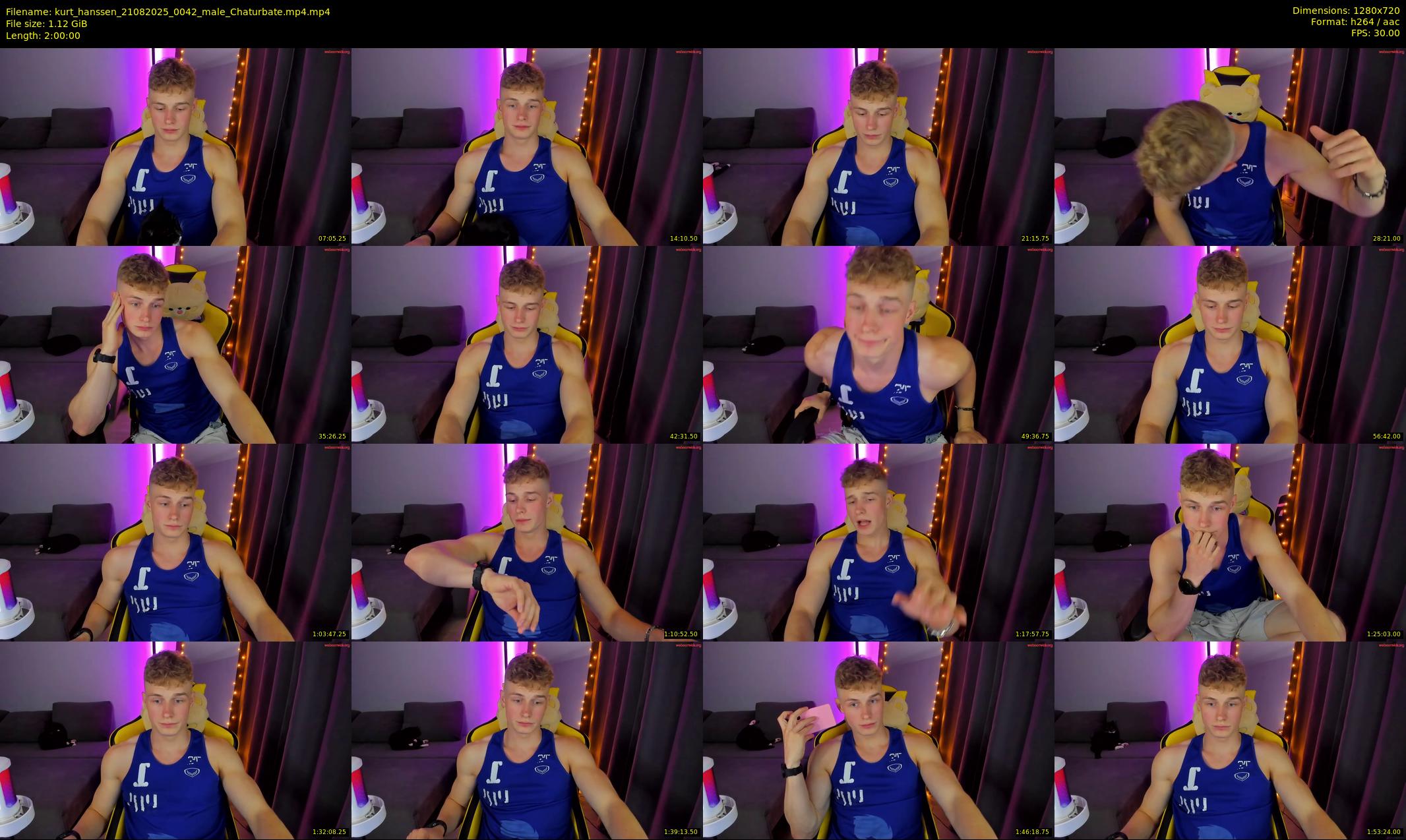 kurt_hanssen — 120 minute Chaturbate male cam show recording, 720p, Aug 21, 2025