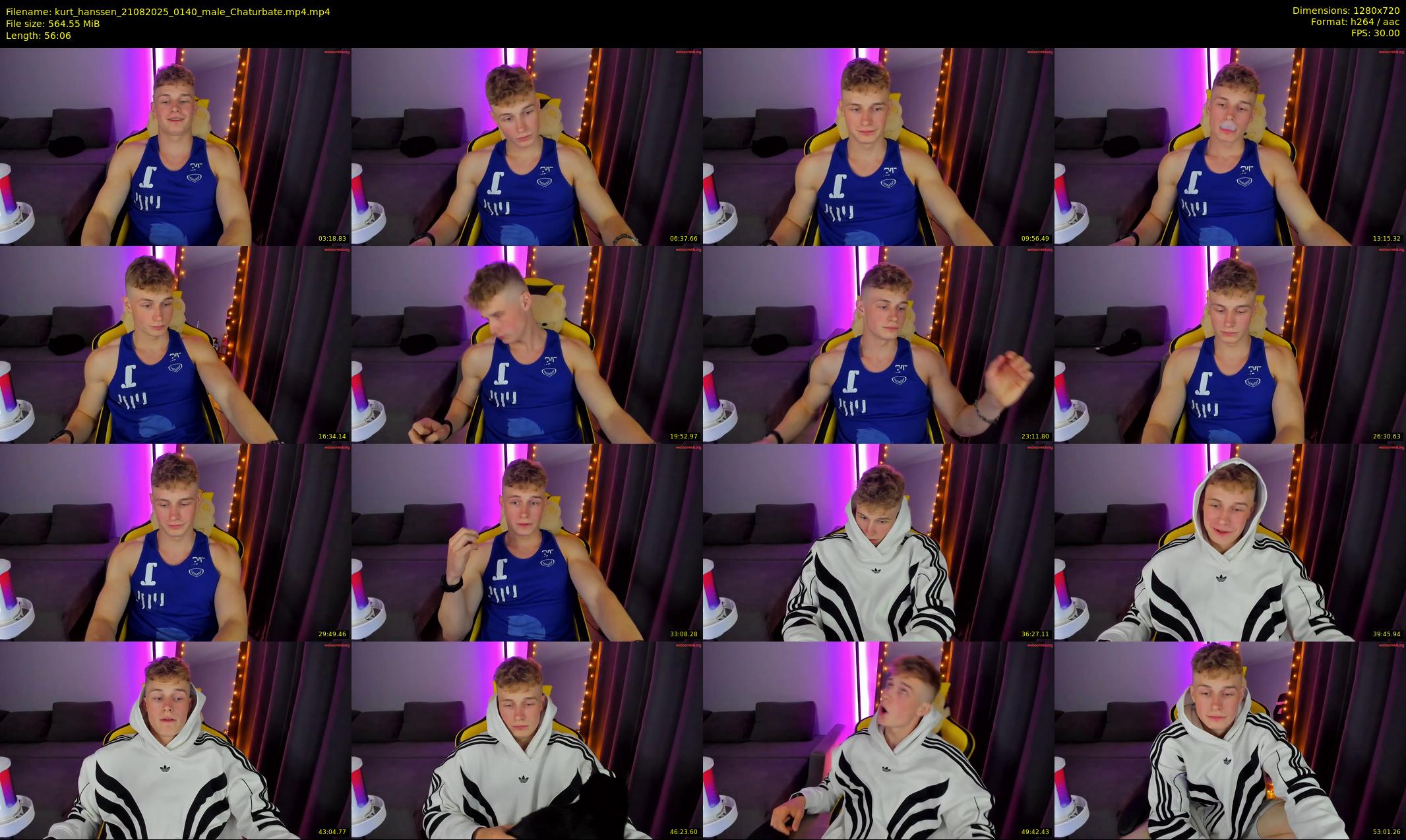 kurt_hanssen — 57 minute Chaturbate male cam show recording, 720p, Aug 21, 2025