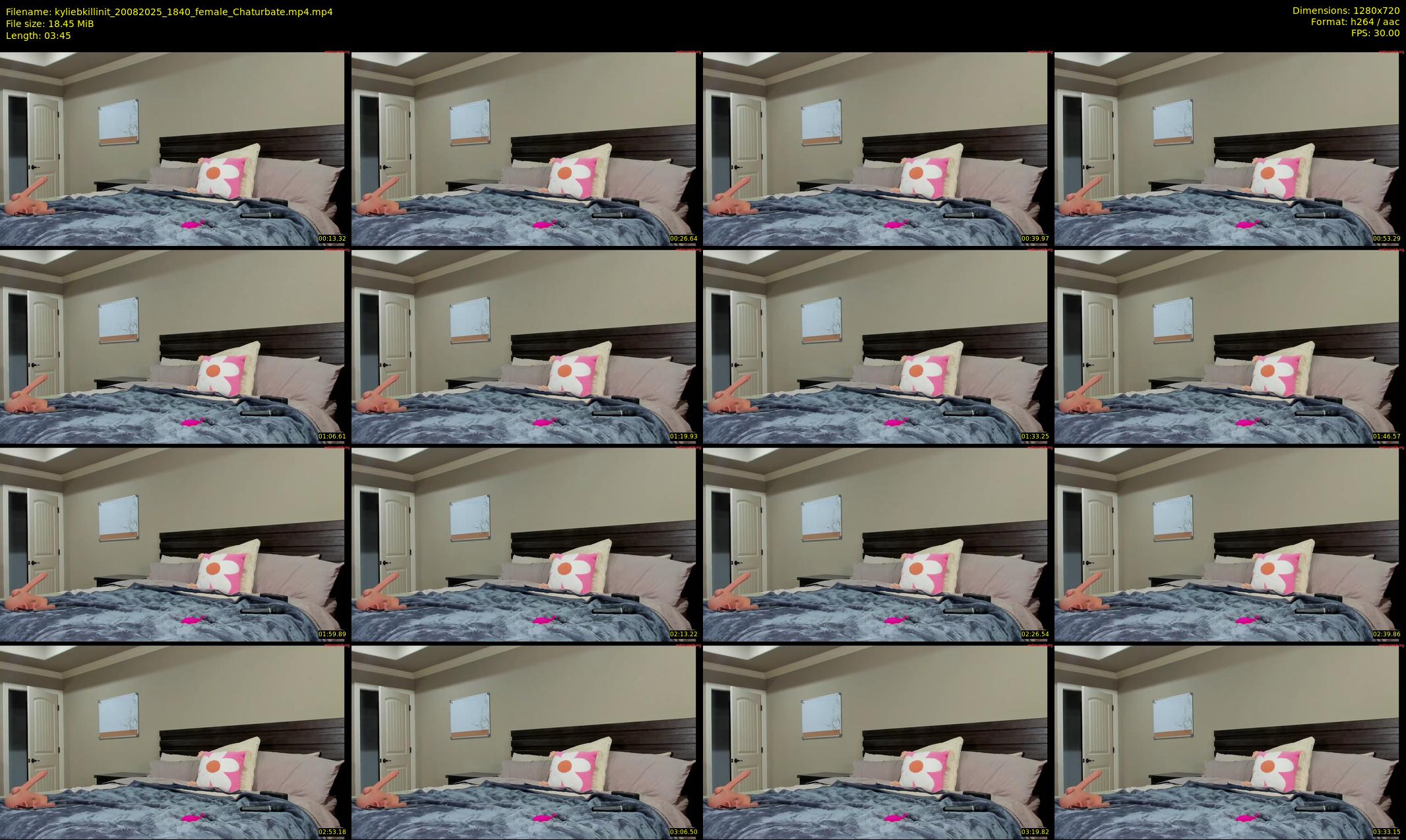 kyliebkillinit — 4 minute Chaturbate female cam show recording, 720p, Aug 20, 2025