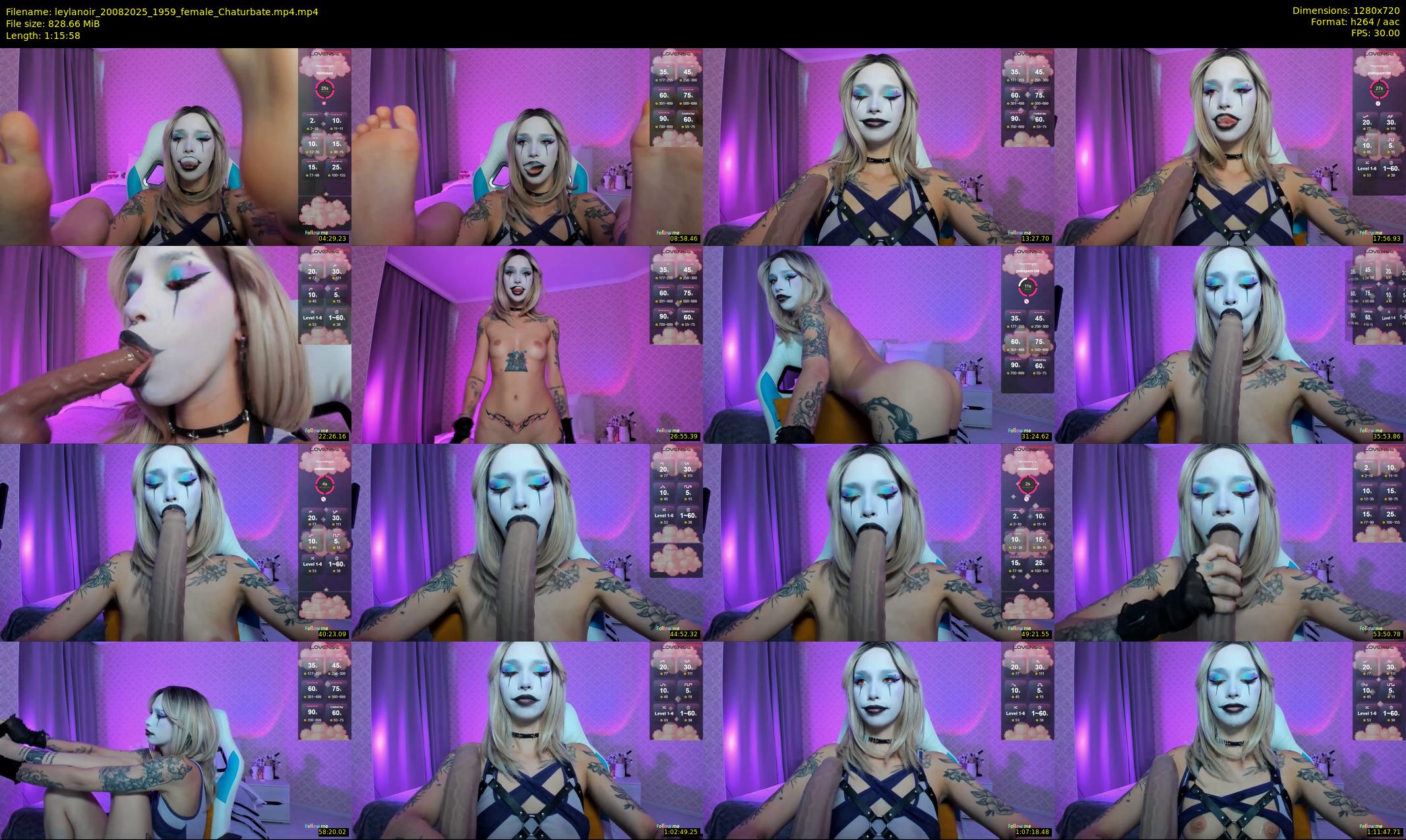 leylanoir — 76 minute Chaturbate female cam show recording, 720p, Aug 20, 2025
