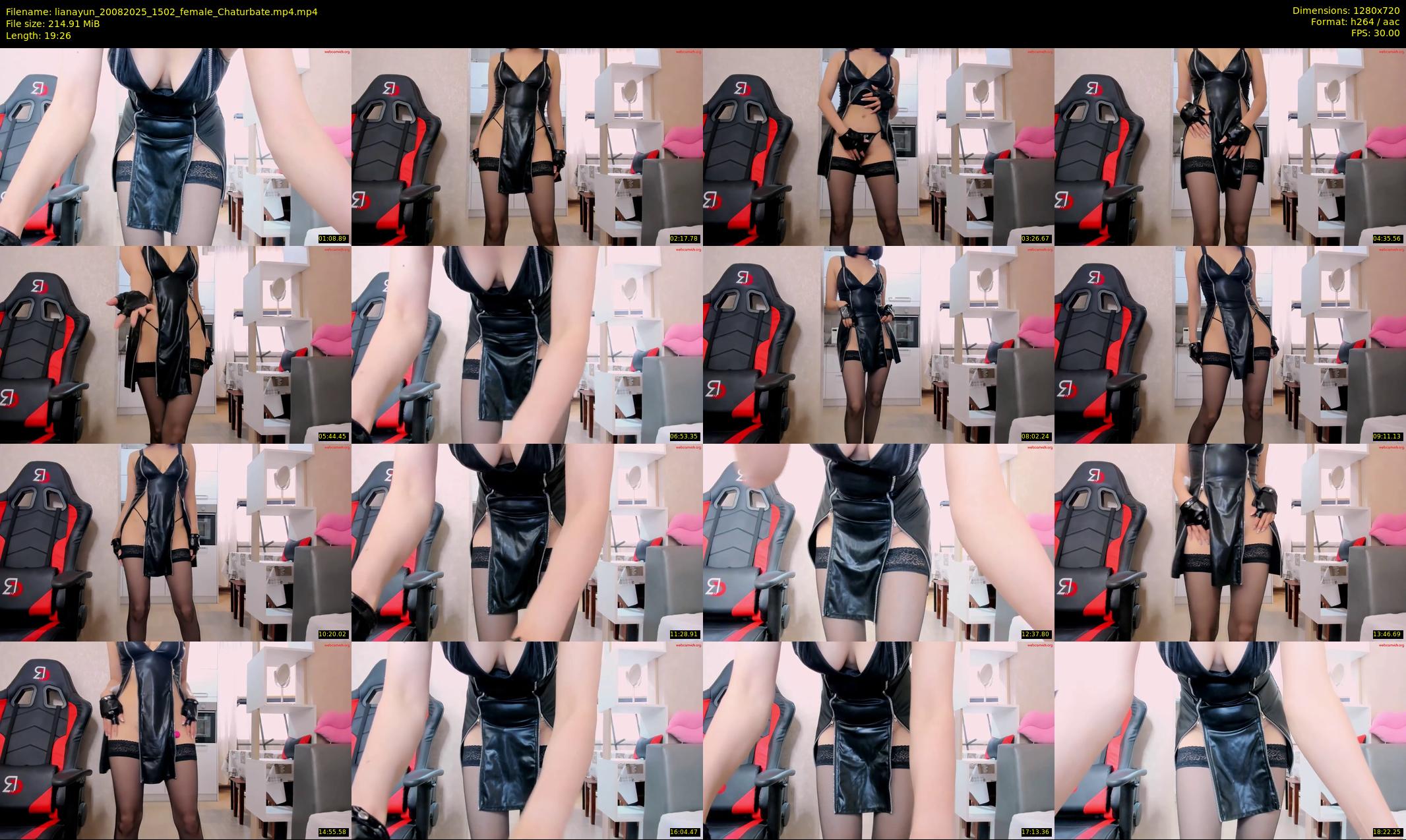 lianayun — 20 minute Chaturbate female cam show recording, 720p, Aug 20, 2025