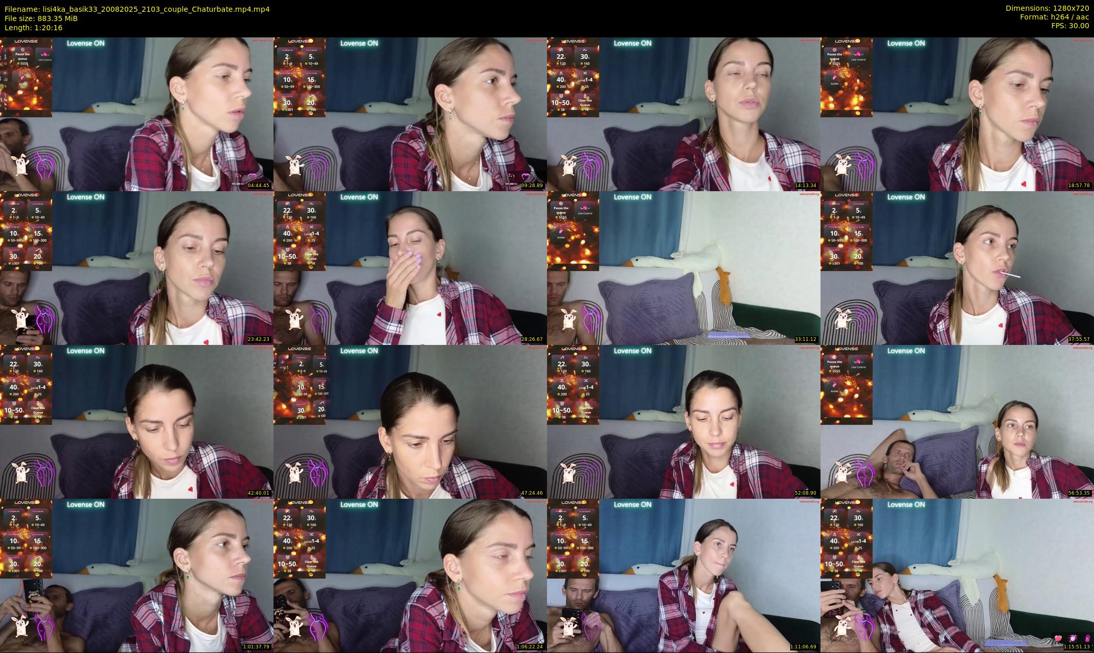 lisi4ka_basik33 — 81 minute Chaturbate couple cam show recording, 720p, Aug 20, 2025