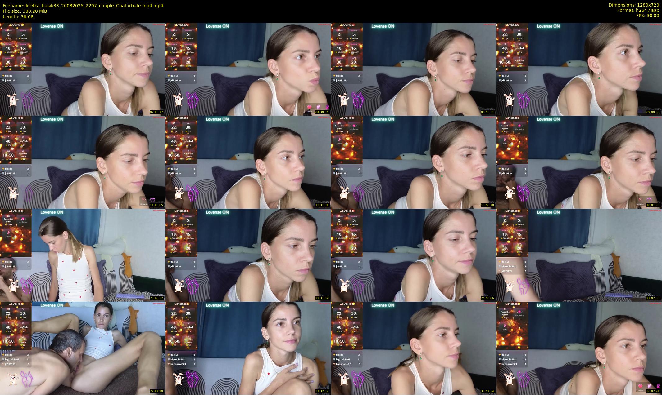 lisi4ka_basik33 — 39 minute Chaturbate couple cam show recording, 720p, Aug 20, 2025
