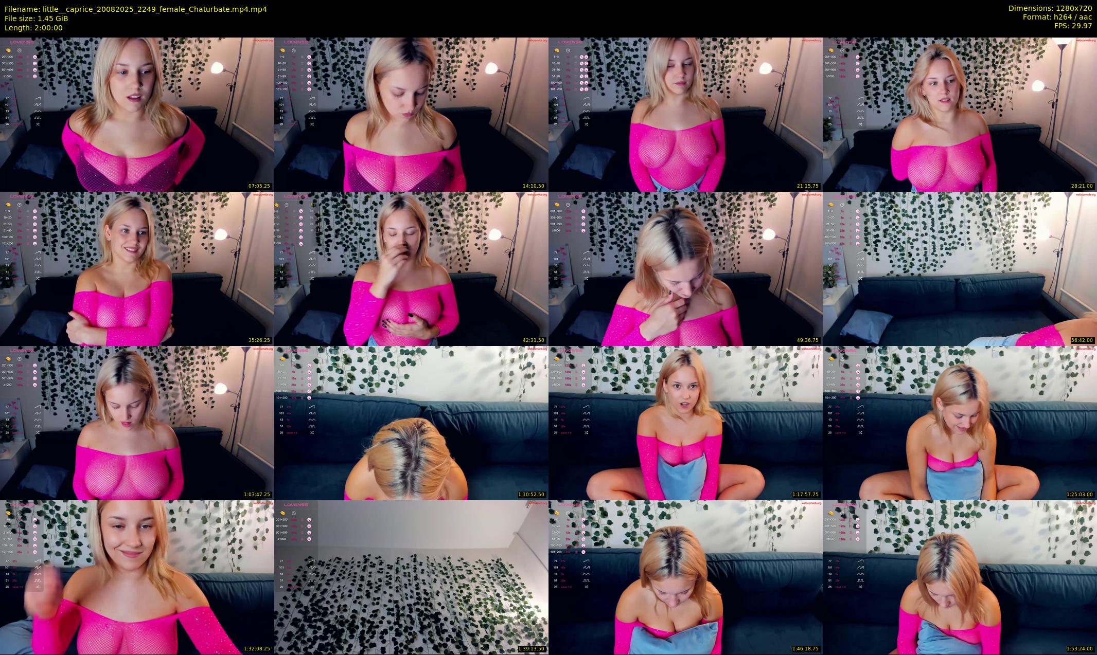 little__caprice — 120 minute Chaturbate female cam show recording, 720p, Aug 20, 2025