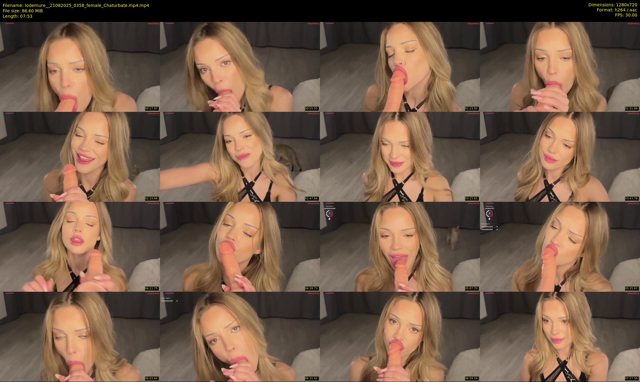 lodemure_ — 8 minute Chaturbate female cam show recording, 720p, Aug 21, 2025