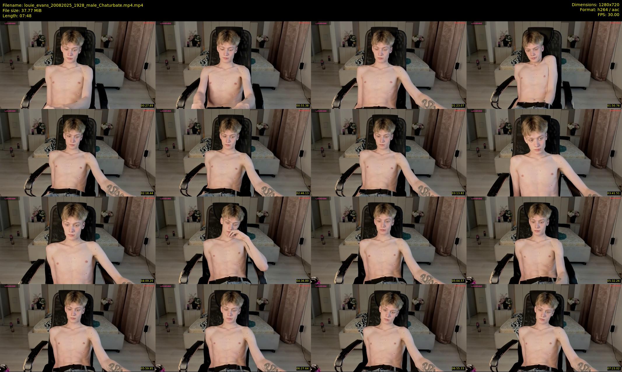 louie_evans — 8 minute Chaturbate male cam show recording, 720p, Aug 20, 2025