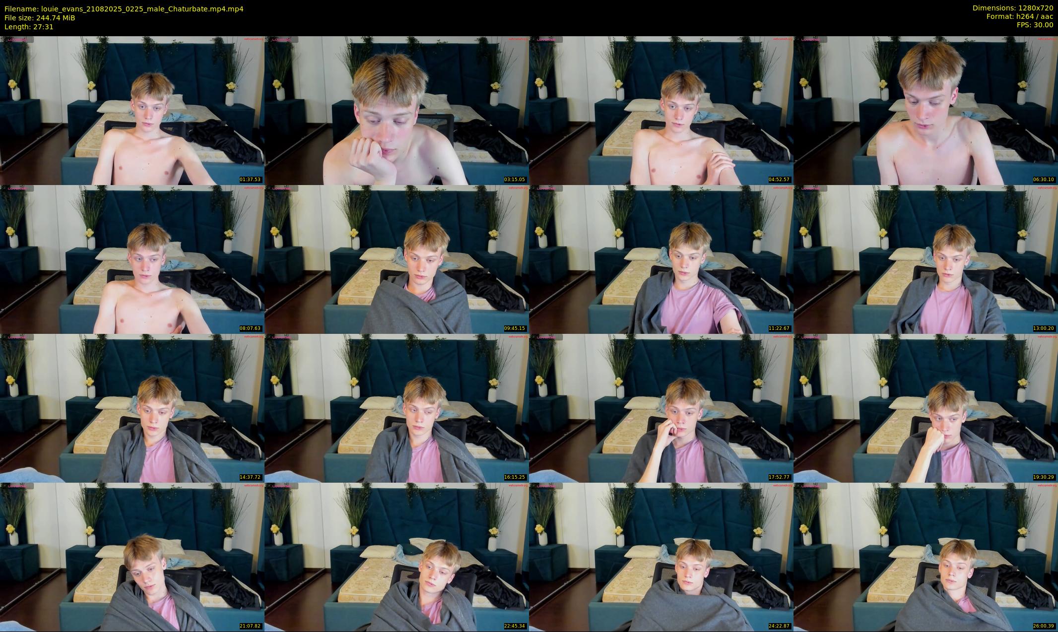 louie_evans — 28 minute Chaturbate male cam show recording, 720p, Aug 21, 2025