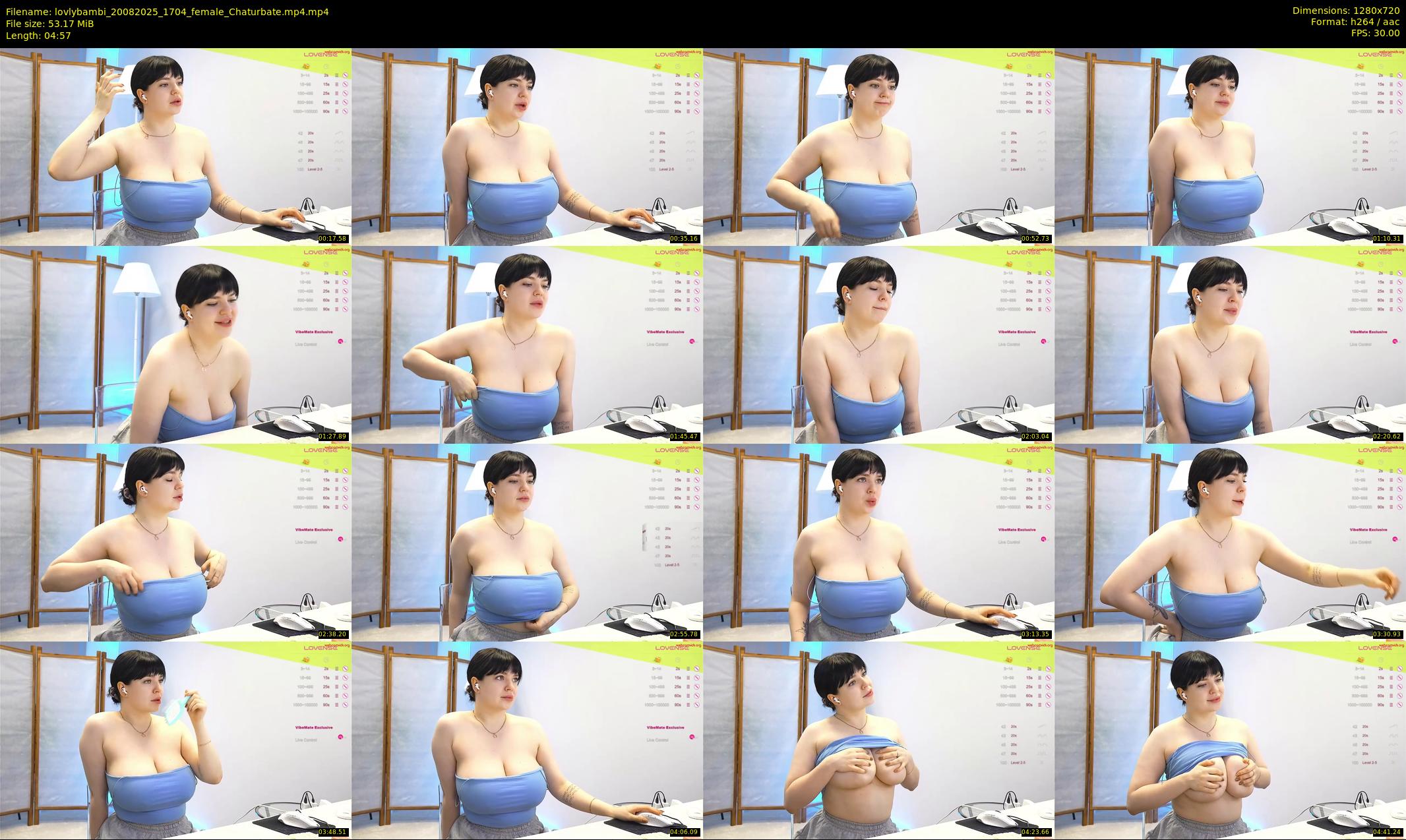 lovlybambi — 5 minute Chaturbate female cam show recording, 720p, Aug 20, 2025
