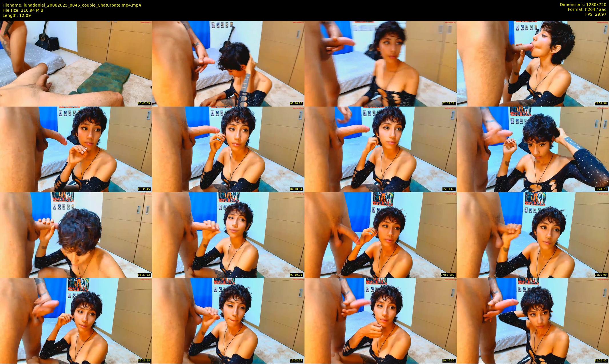 lunadaniel — 13 minute Chaturbate couple cam show recording, 720p, Aug 20, 2025