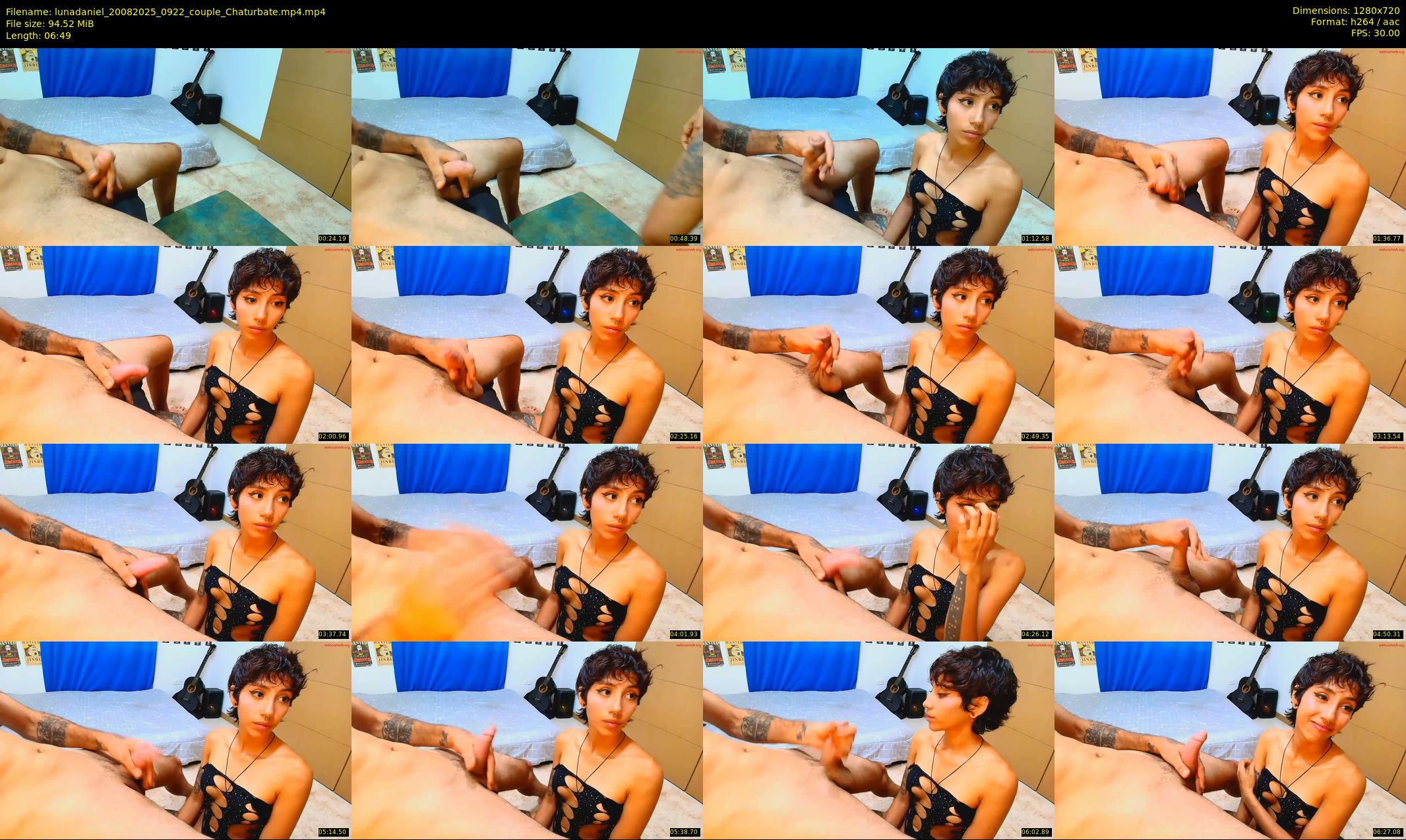 lunadaniel — 7 minute Chaturbate couple cam show recording, 720p, Aug 20, 2025